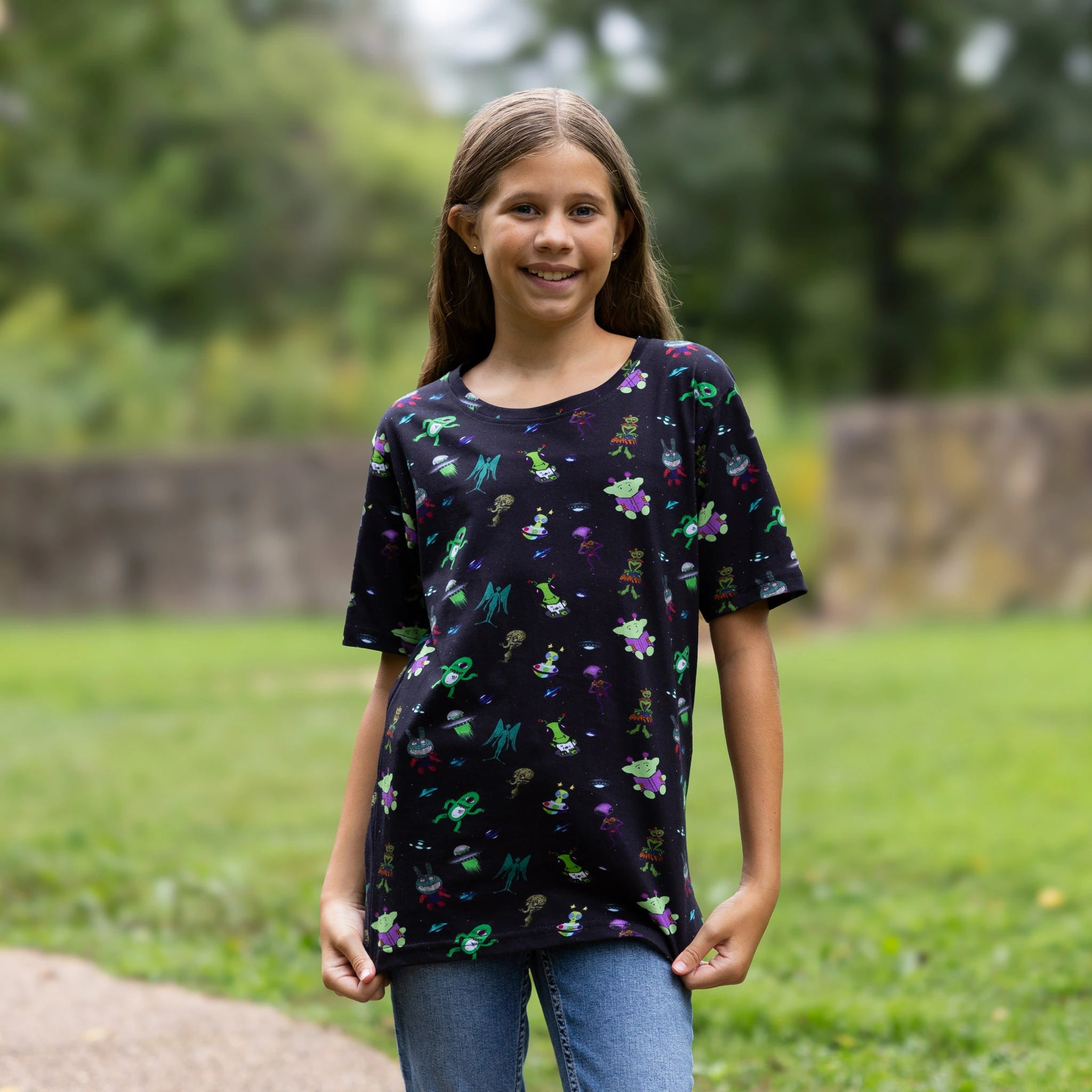 Aliens Art Kids T-Shirt