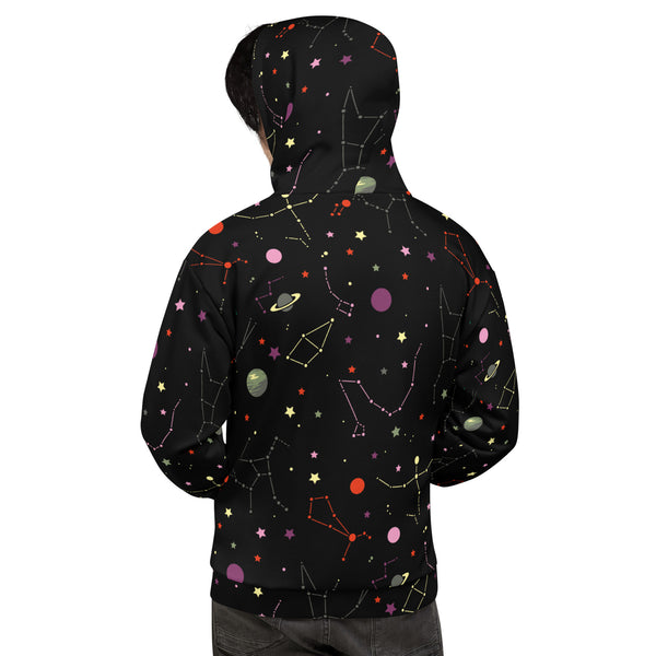 Rainbow Constellations Custom Unisex Hoodie