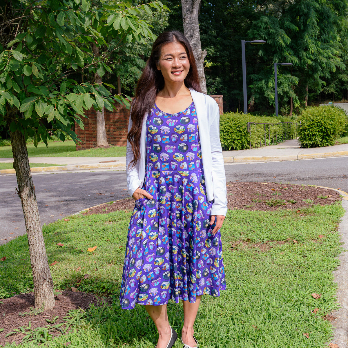 Amoeba Sisters Twirl Dress with Pockets