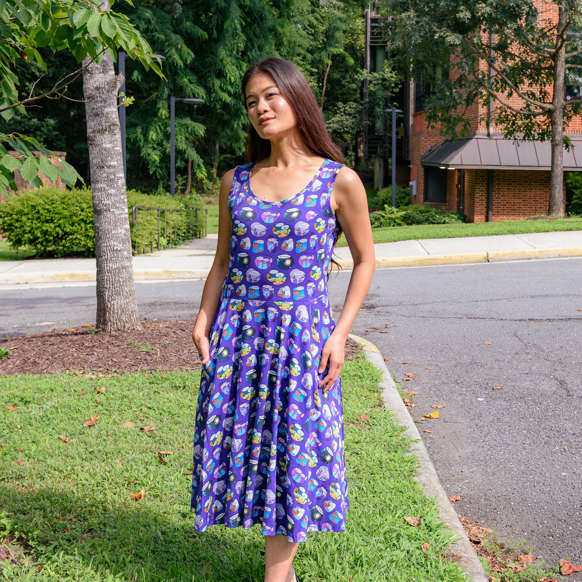 Amoeba Sisters Twirl Dress with Pockets