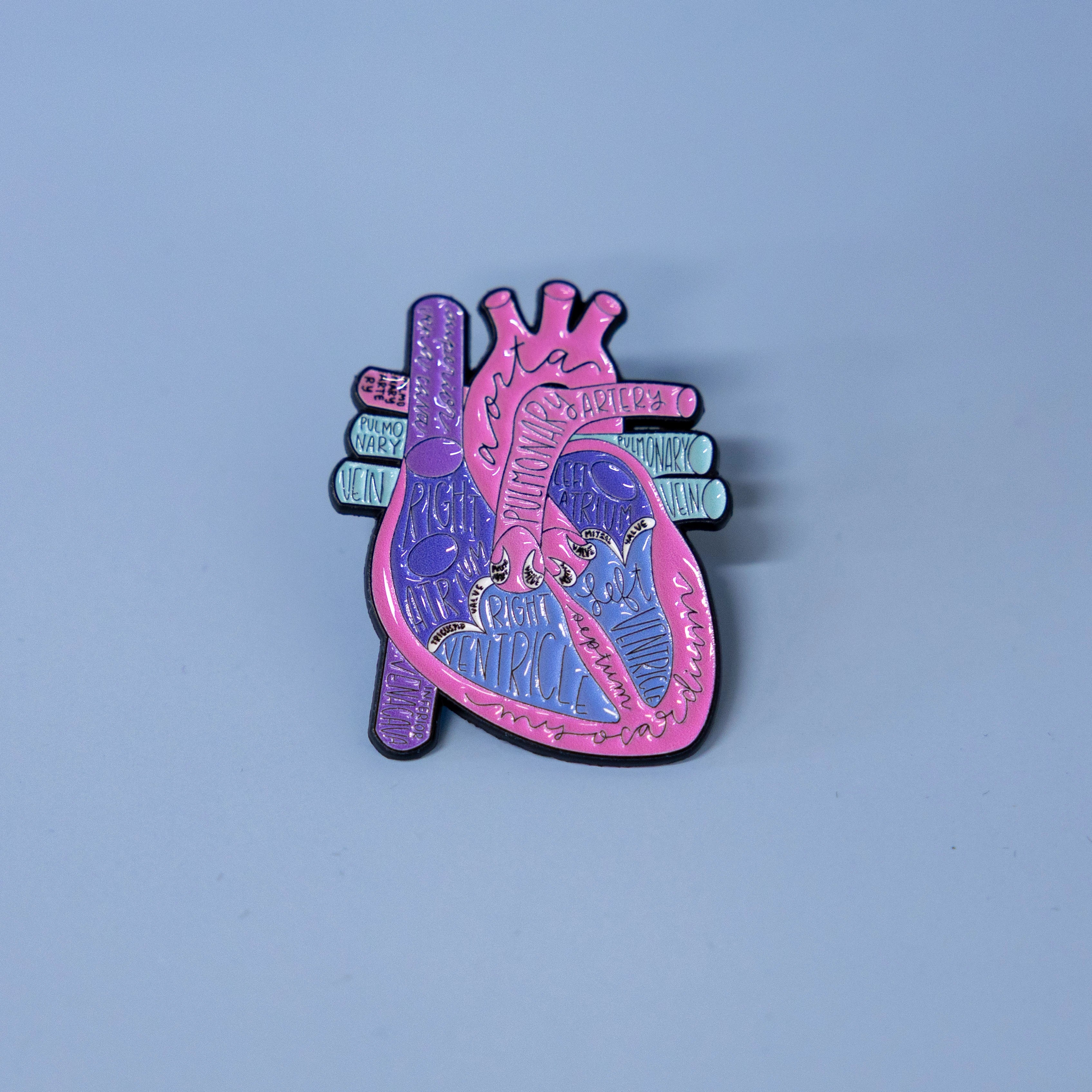 Blooming Anatomy Enamel Pins Set