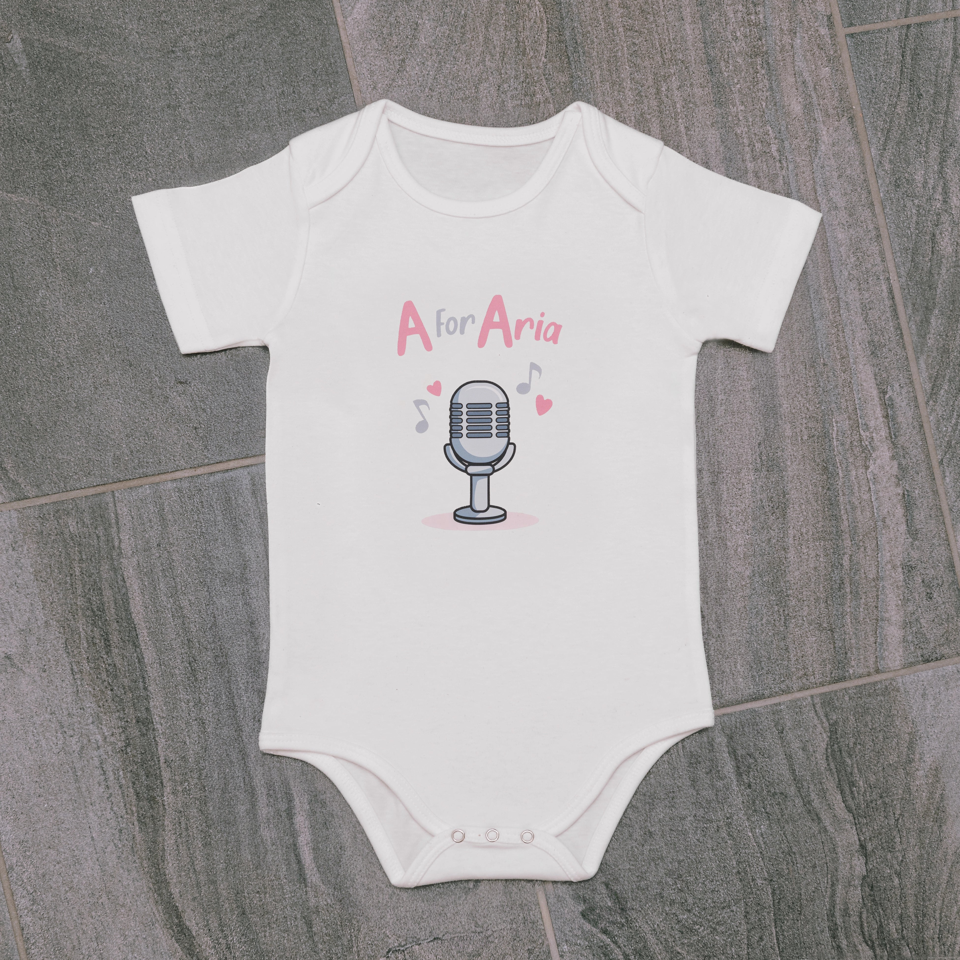 ABCs of Music Baby Bodysuits