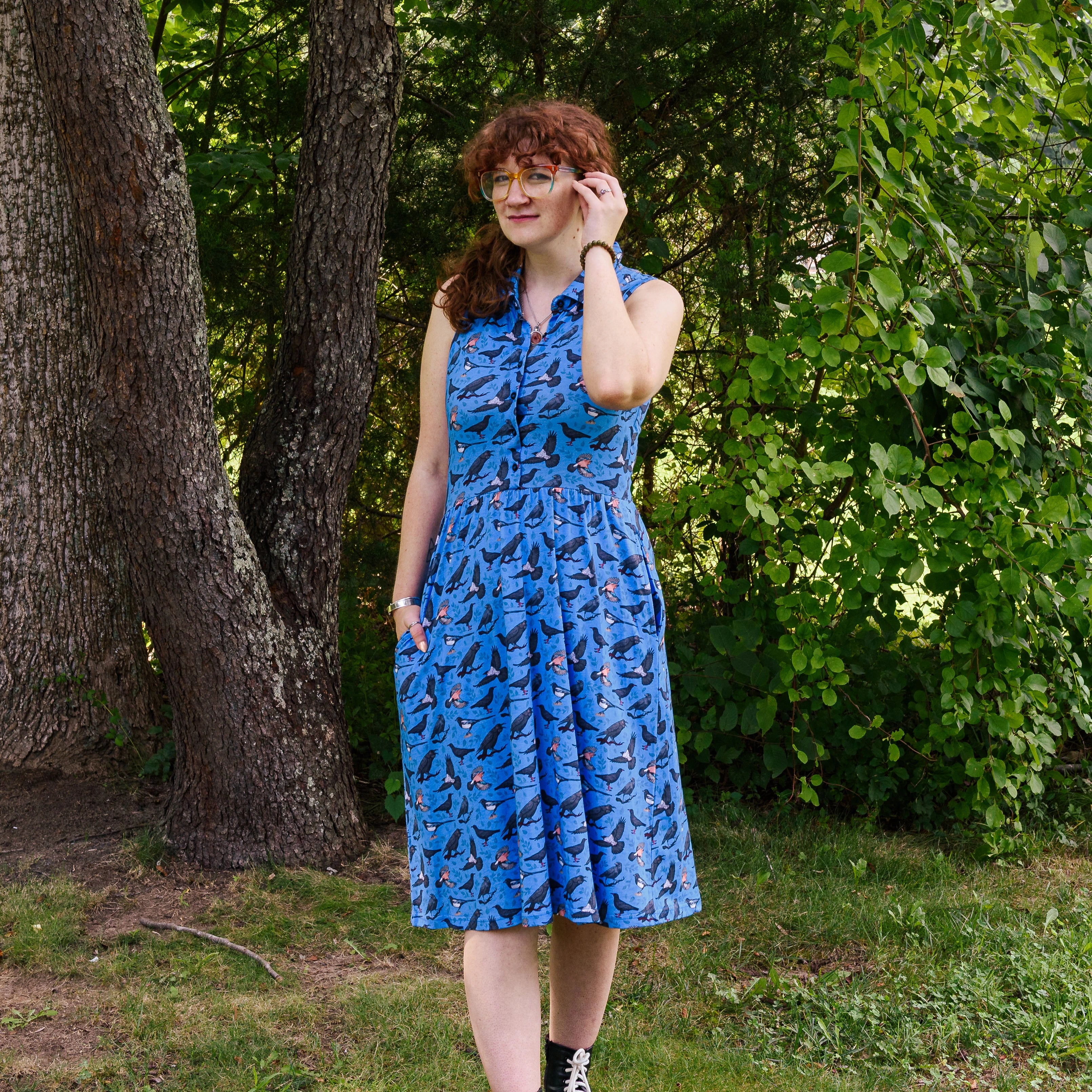 As the Crow Flies Dress with Pockets