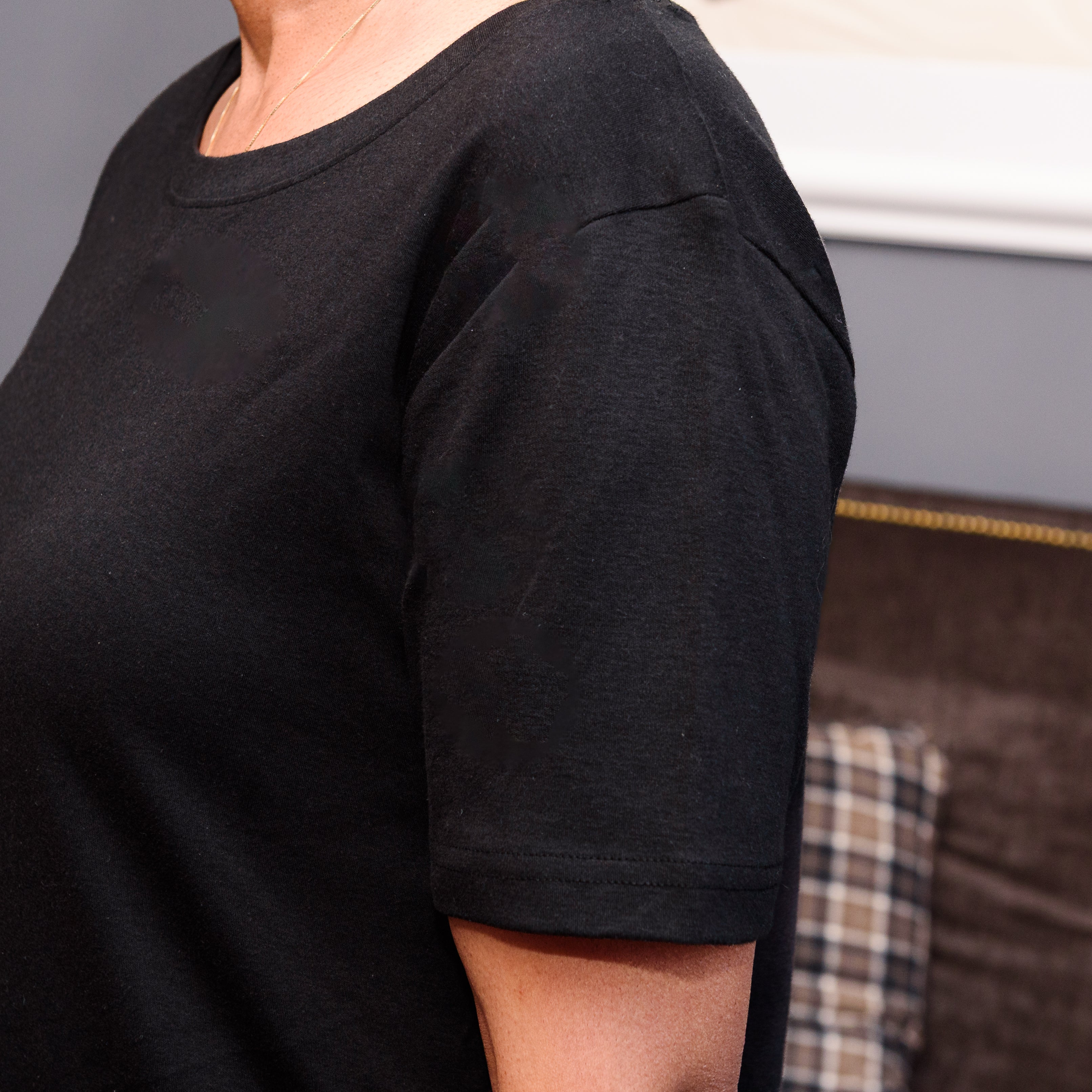 Black Unisex Adults T-Shirt