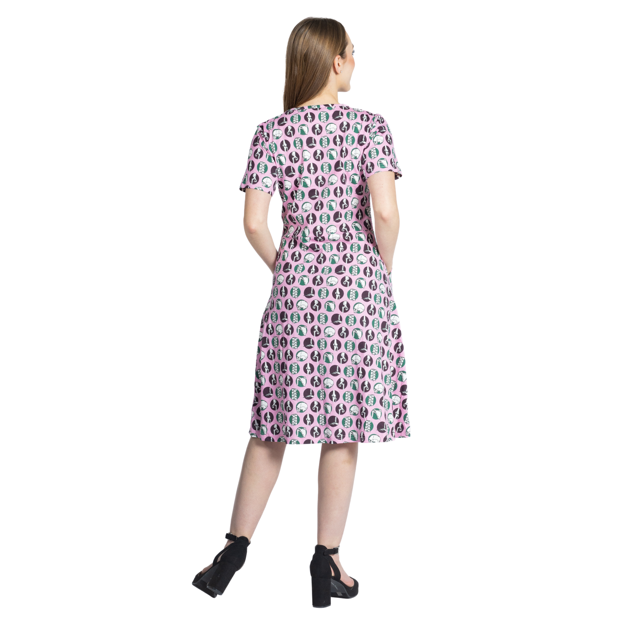 Joint Effort A-Line Dress (With Waist Seam)