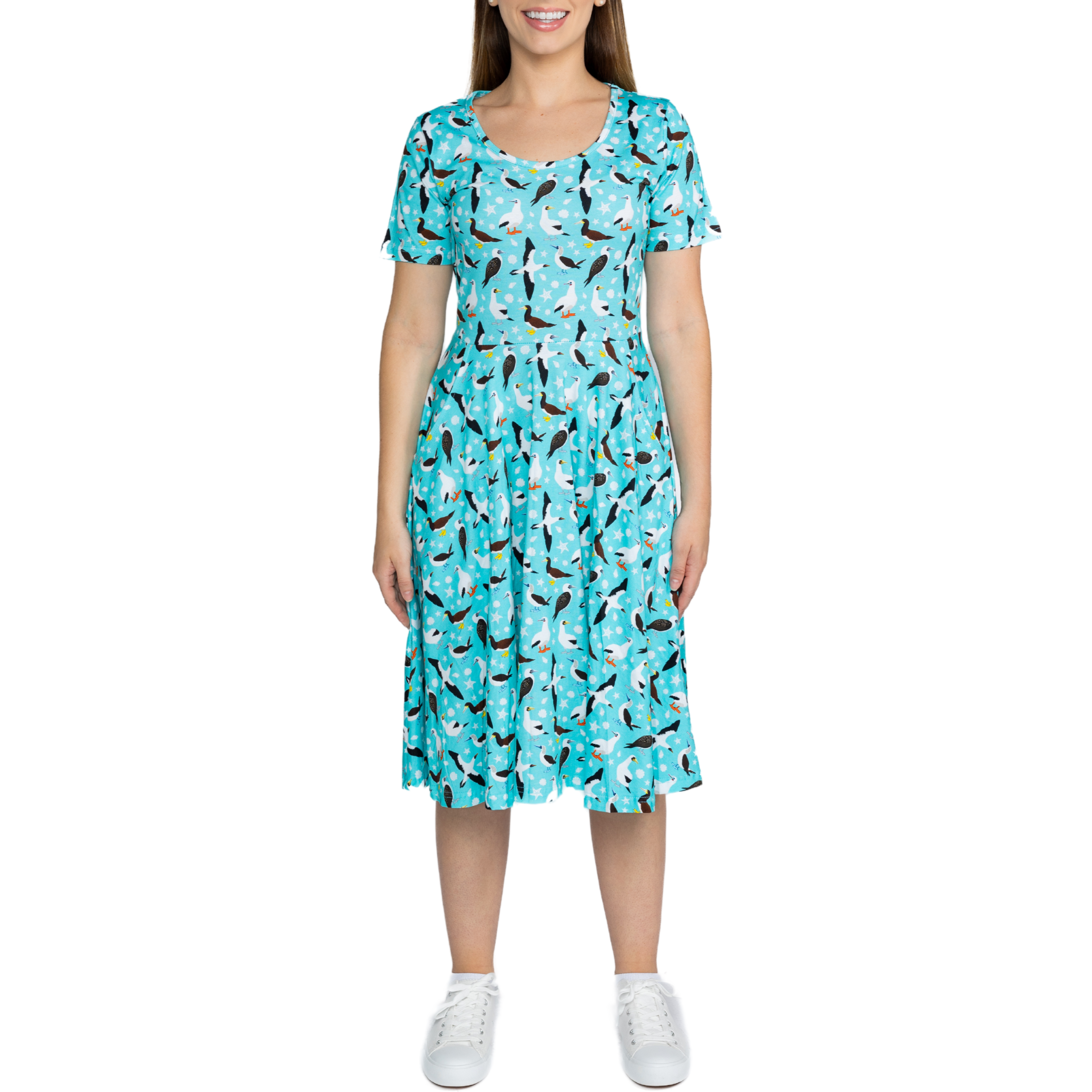 Boobie Birds Twirl Dress