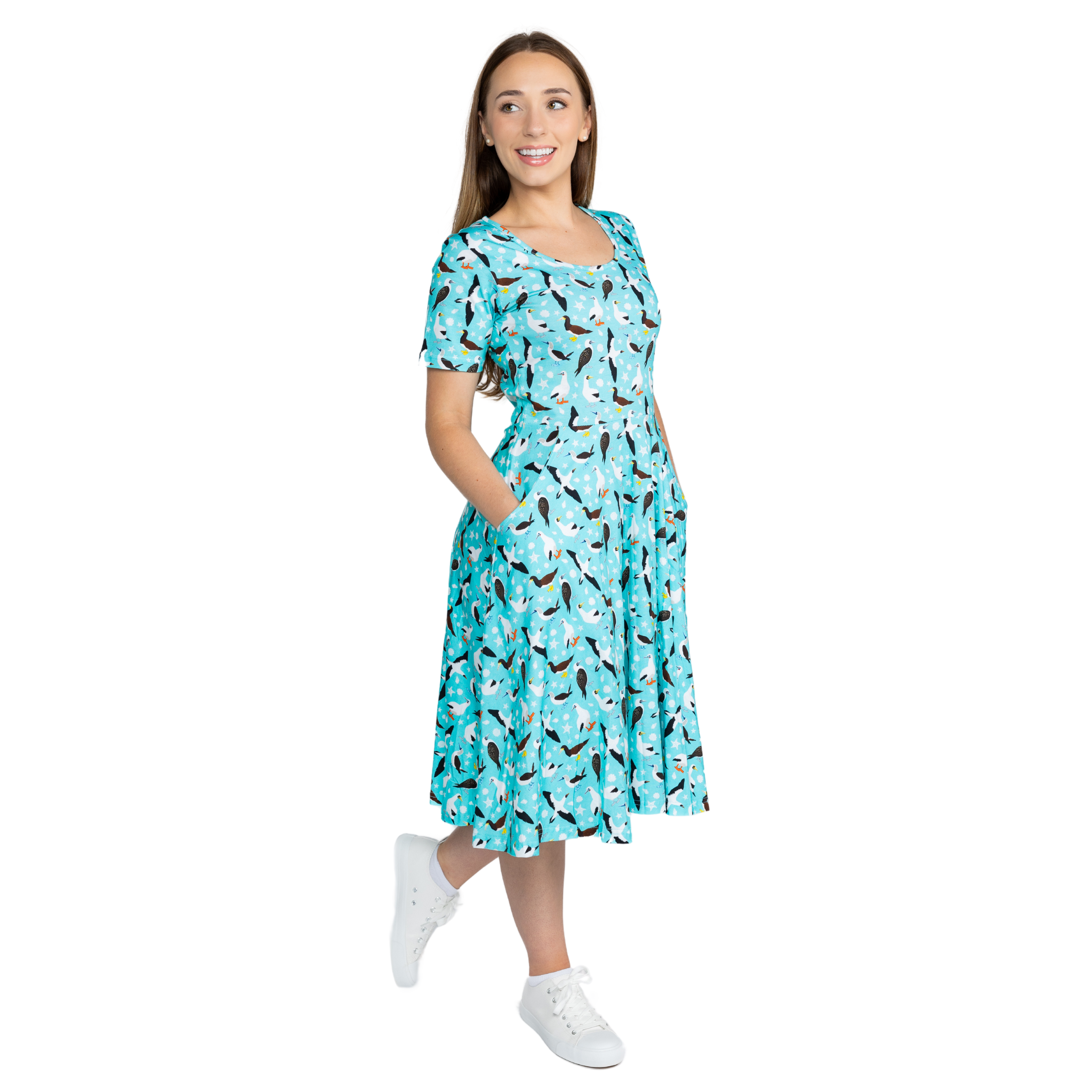 Boobie Birds Twirl Dress