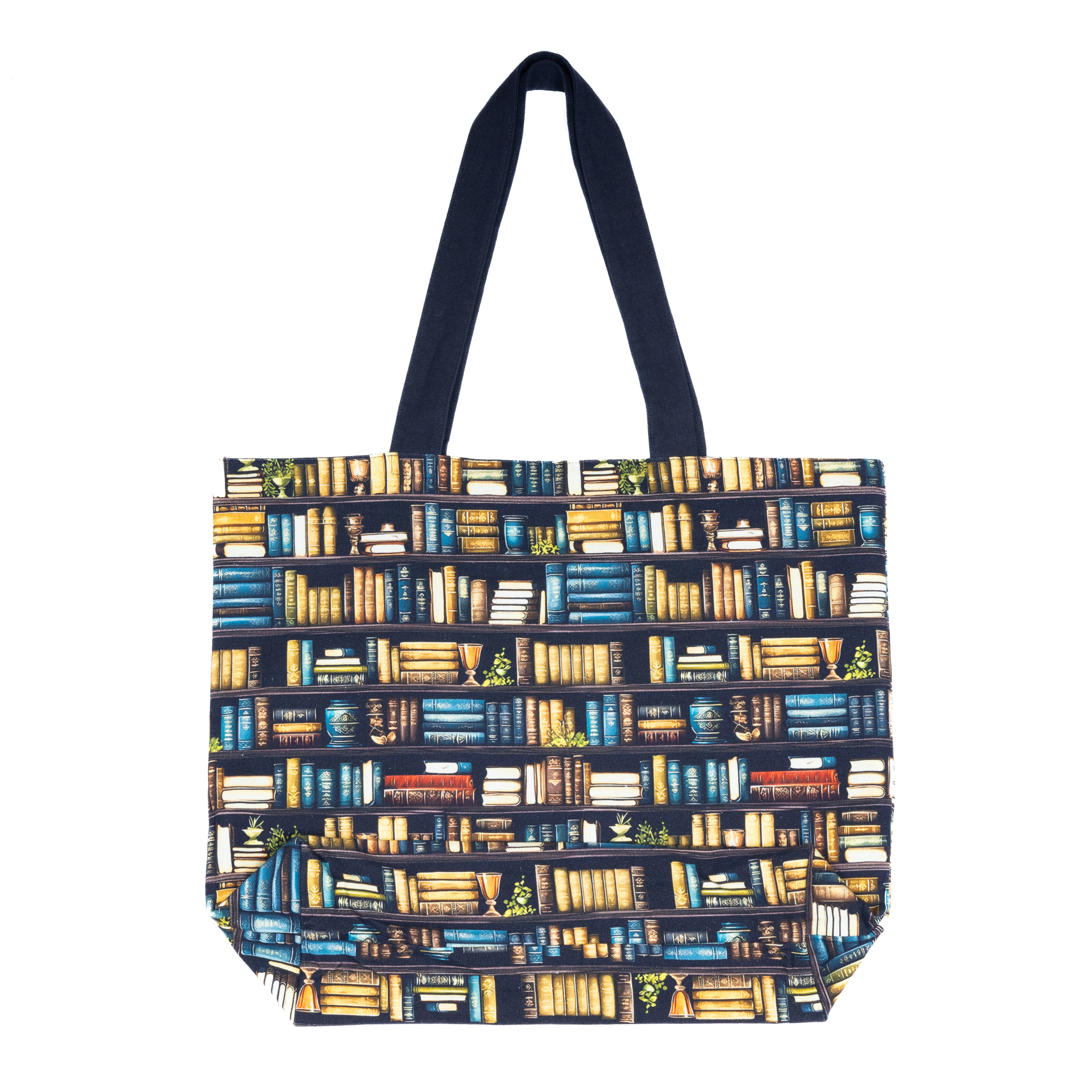 Books Reversible Canvas Tote Bag