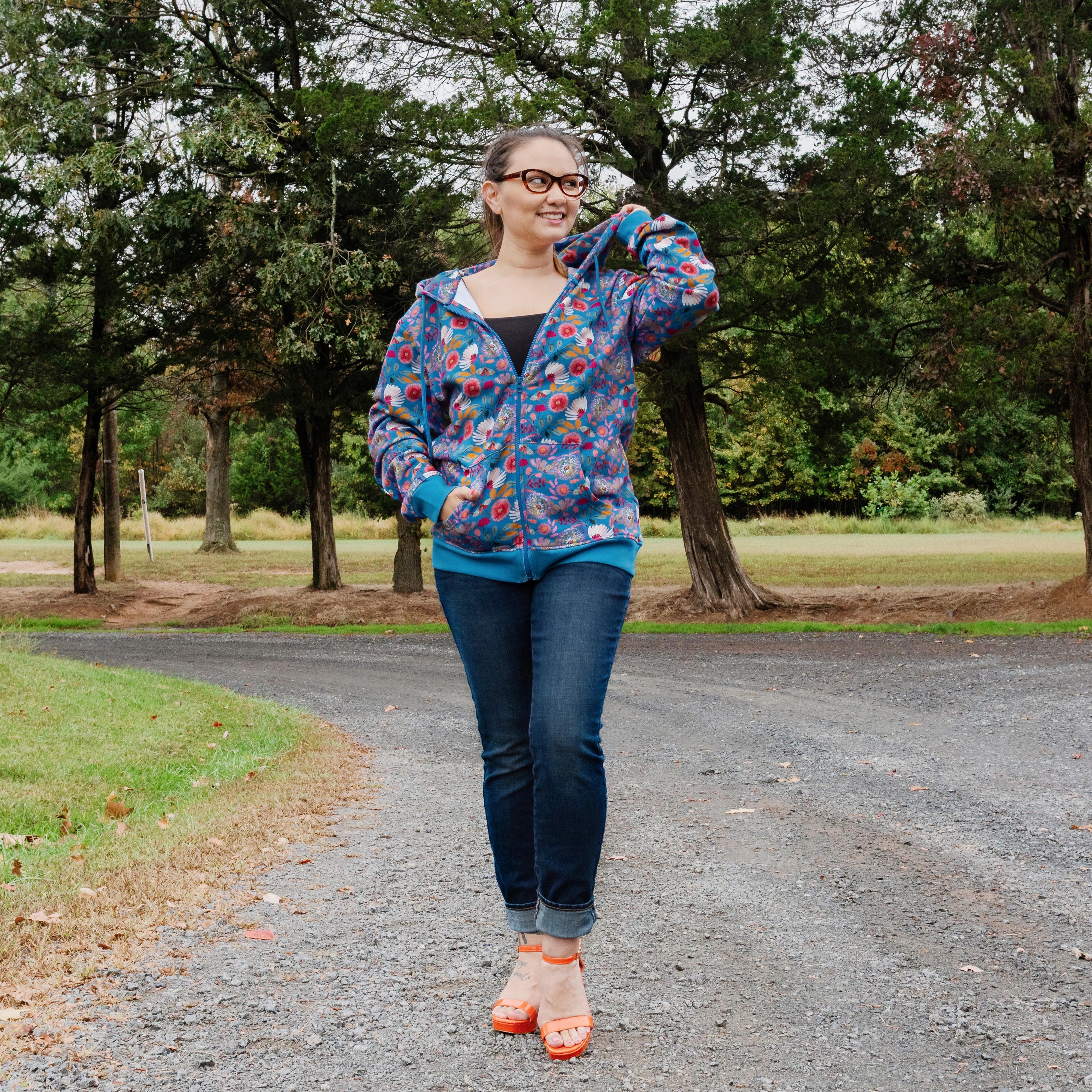 Botanical Blooms Unisex Adults Hoodie