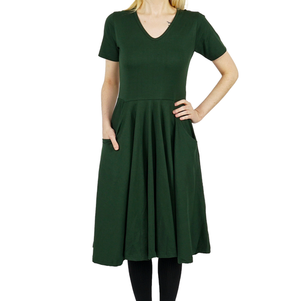 Botanical Green Rachel Dress [FINAL SALE]