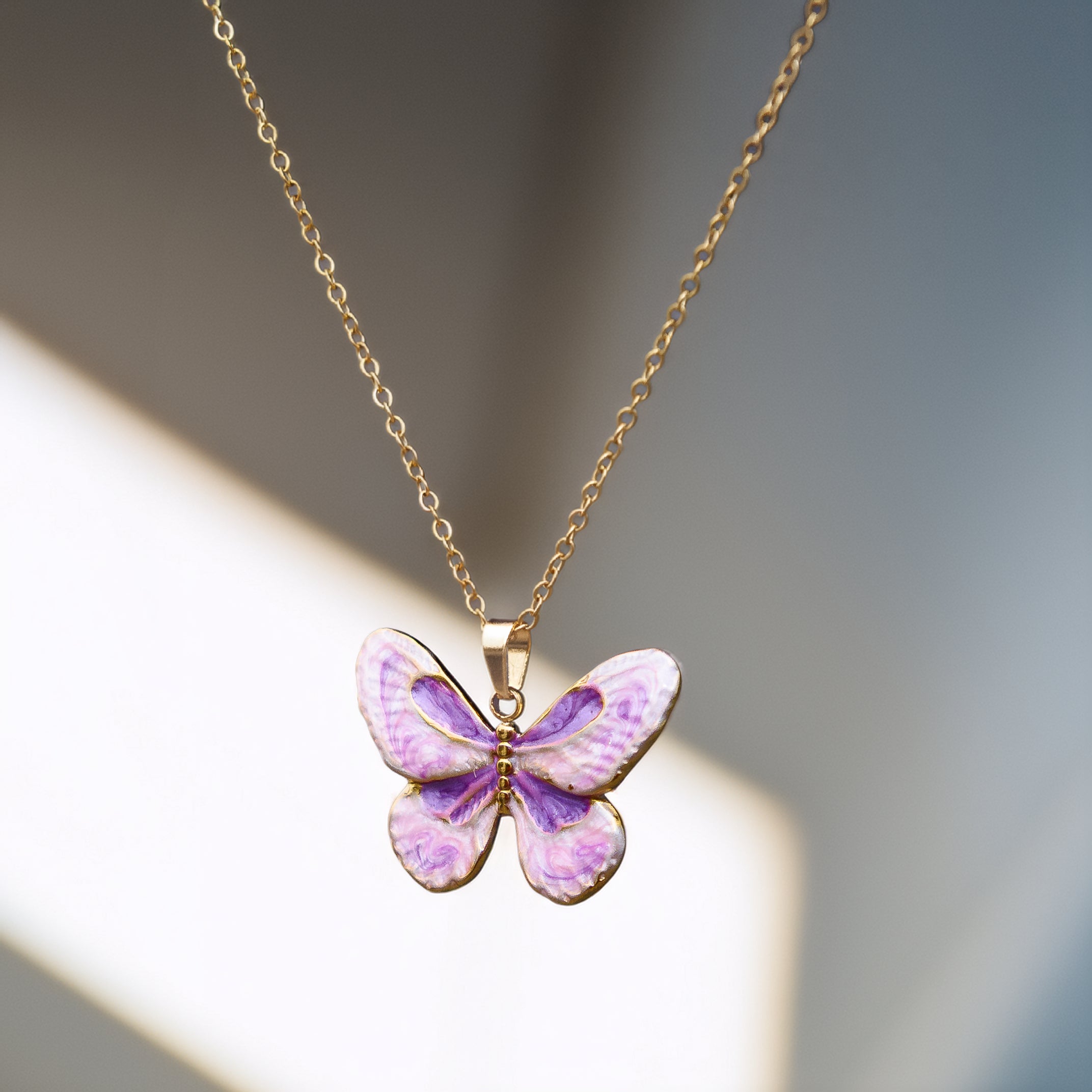 Butterfly Stainless Steel Necklace