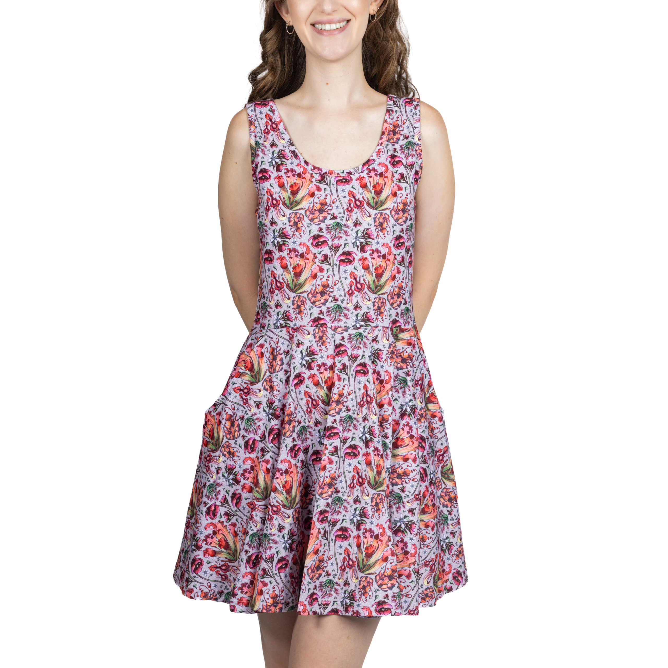 Carnivorous Plants Skater Dress