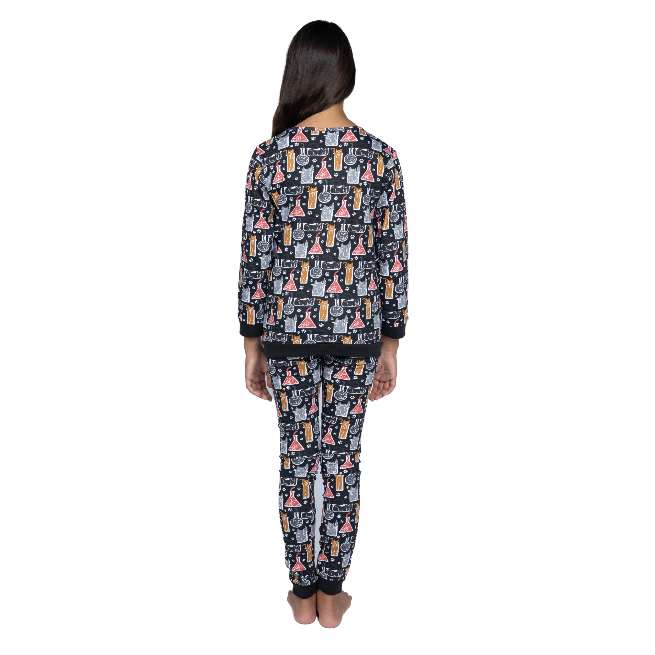 Cats Are Liquid Kids Pajamas Set