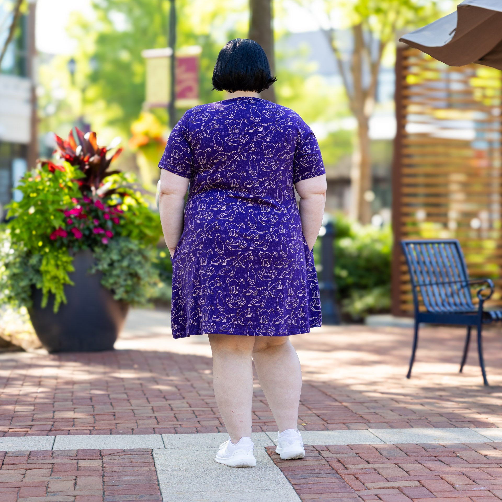 Cats Constellations Glow-in-the-Dark Long Tunic