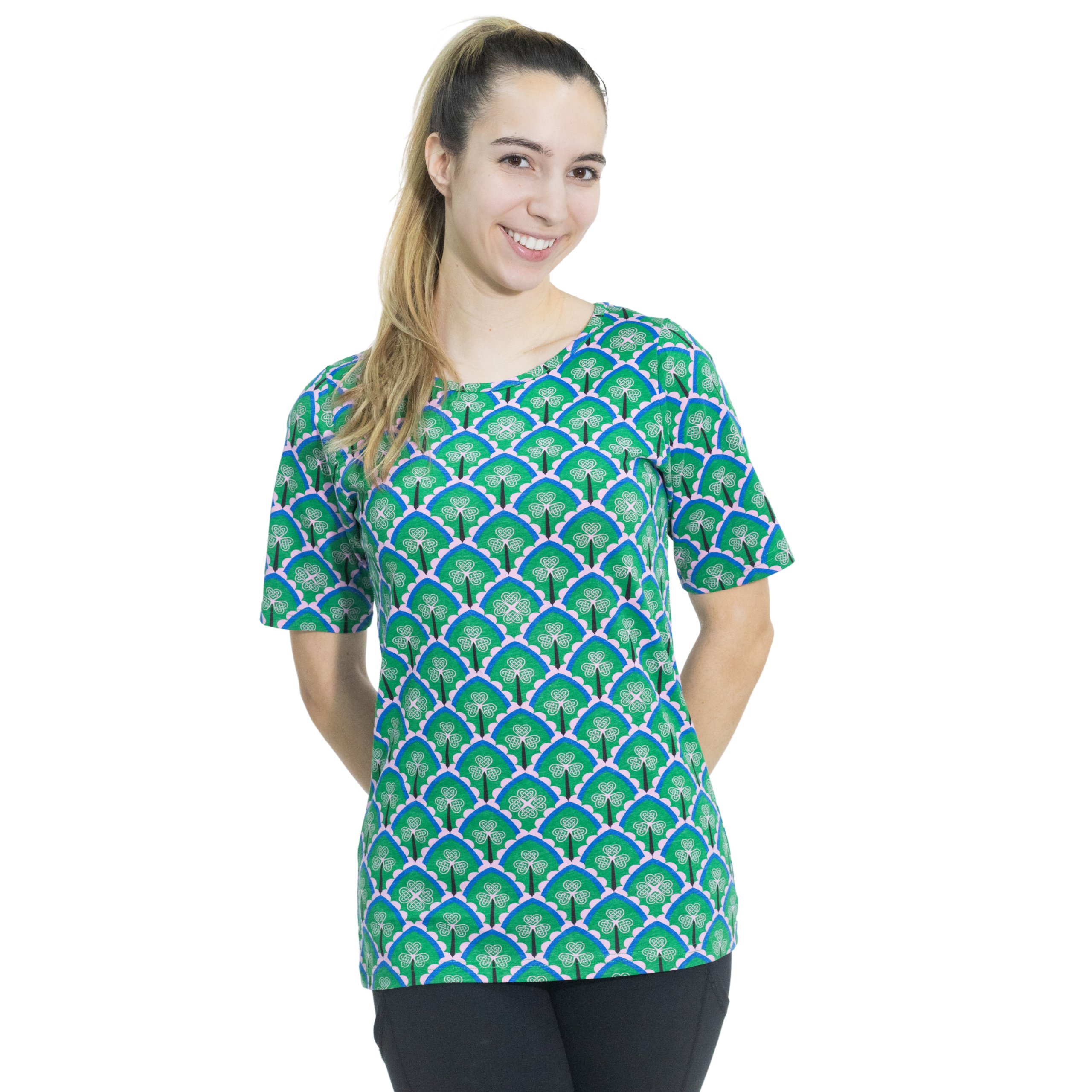 Celtic Clover Tunic Top