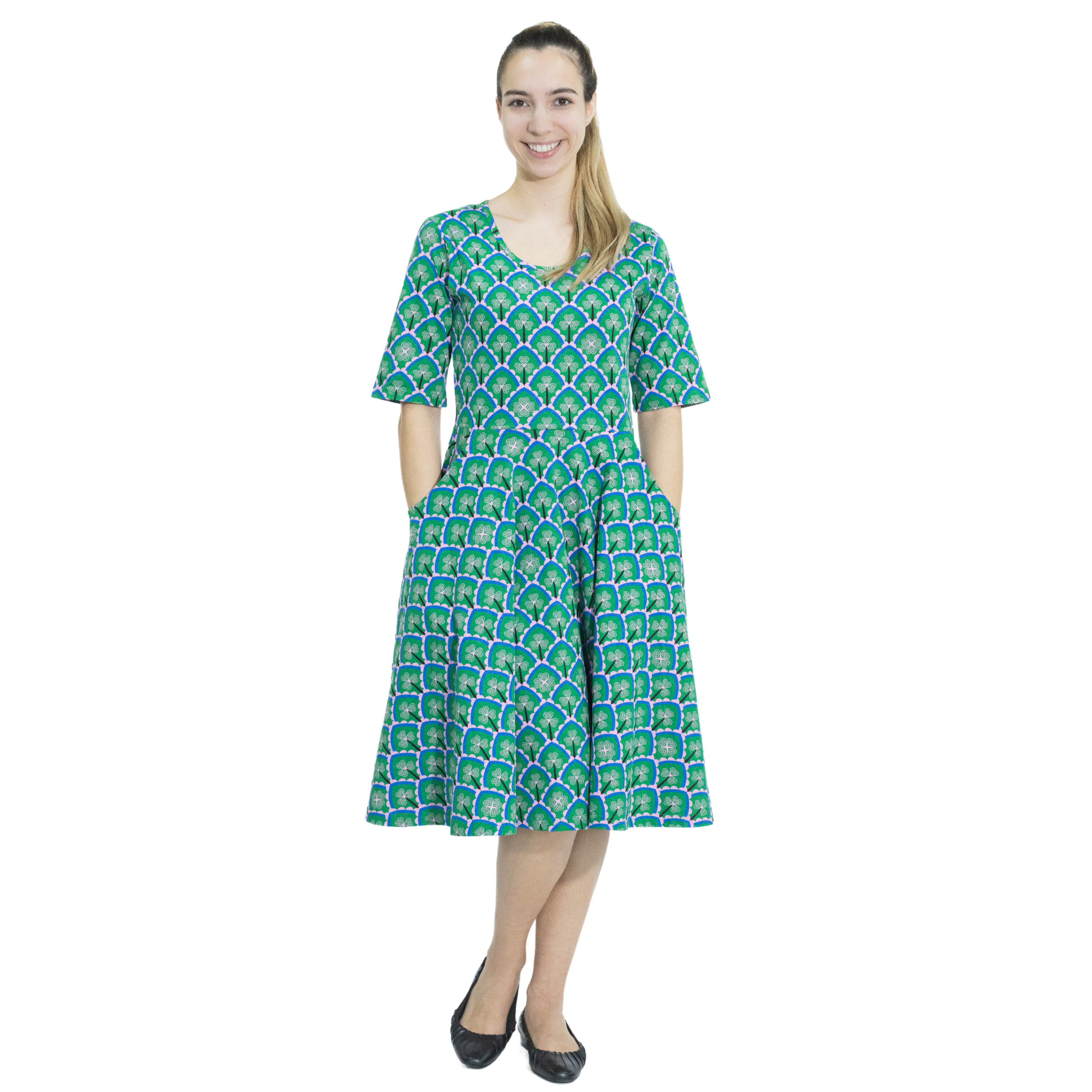 Celtic Clover Twirl Dress