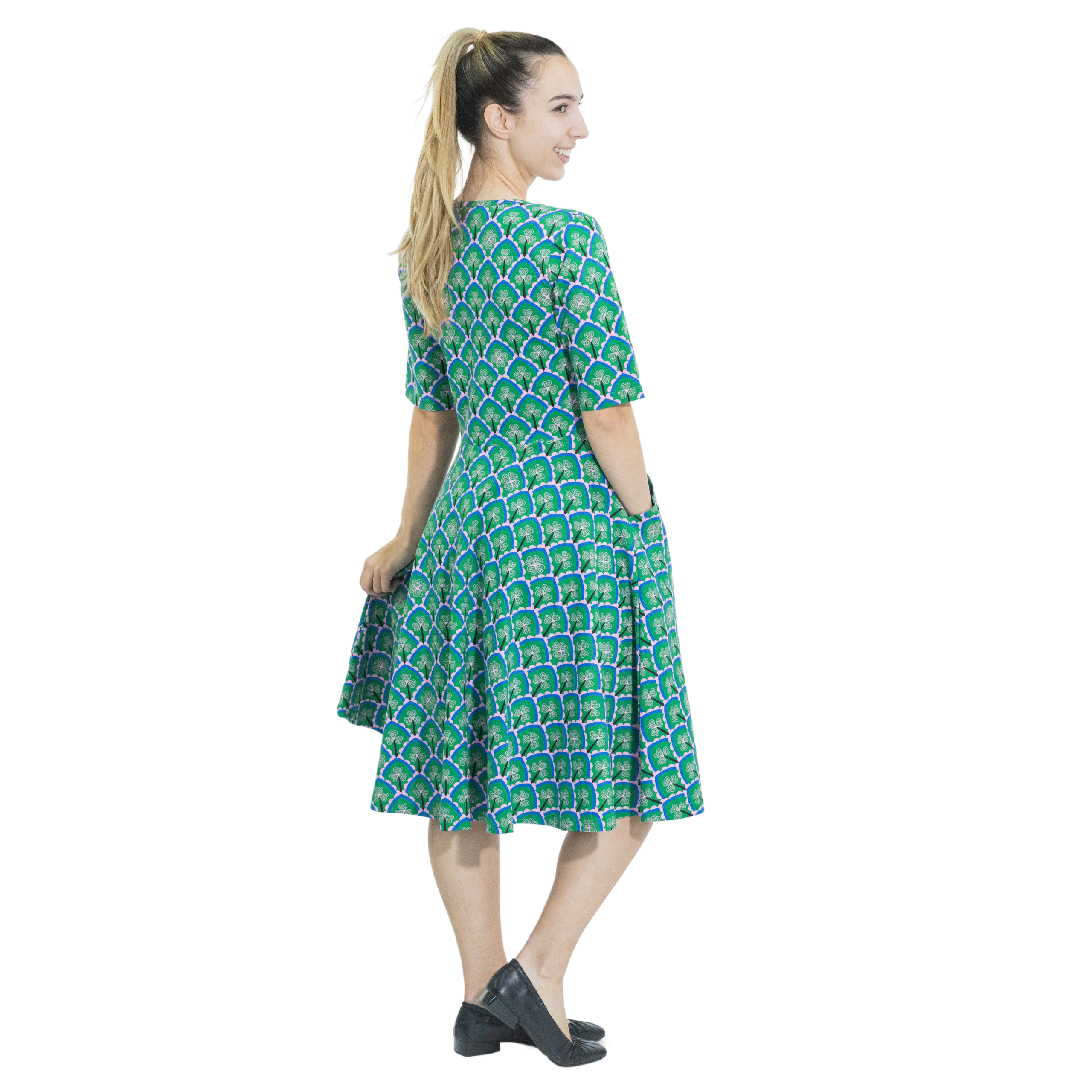 Celtic Clover Twirl Dress