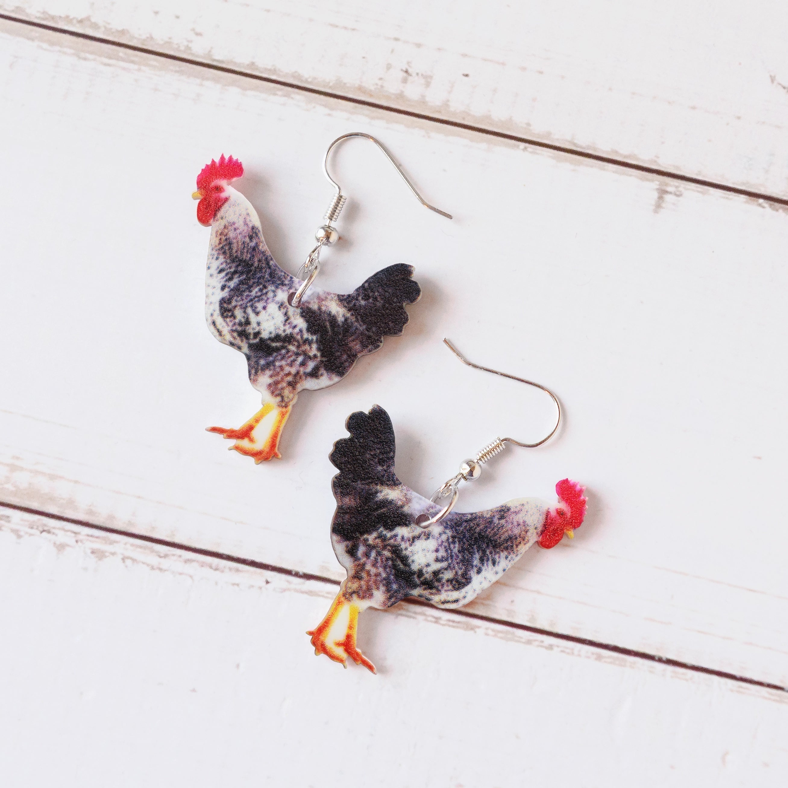 Chicken Earrings