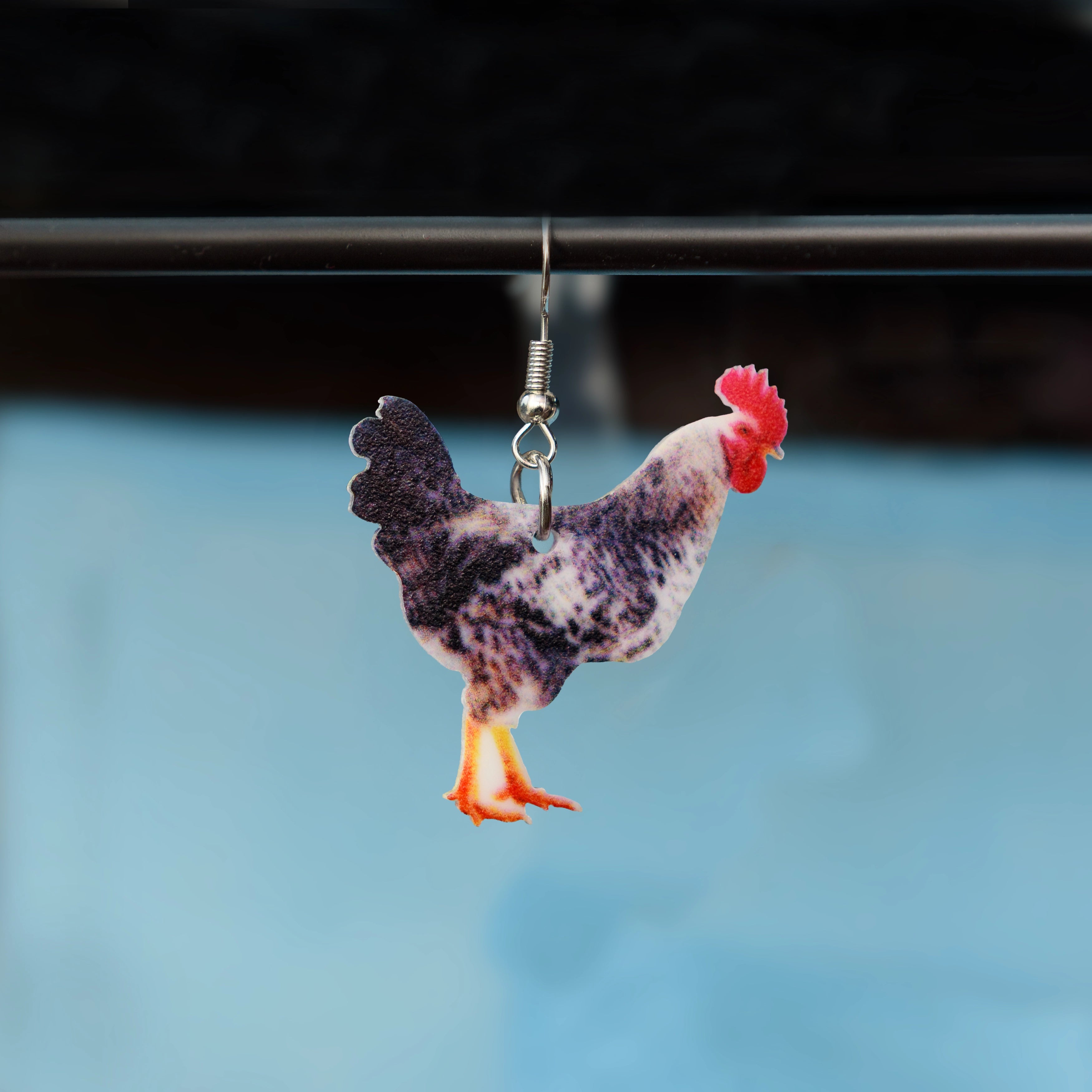 Chicken Earrings