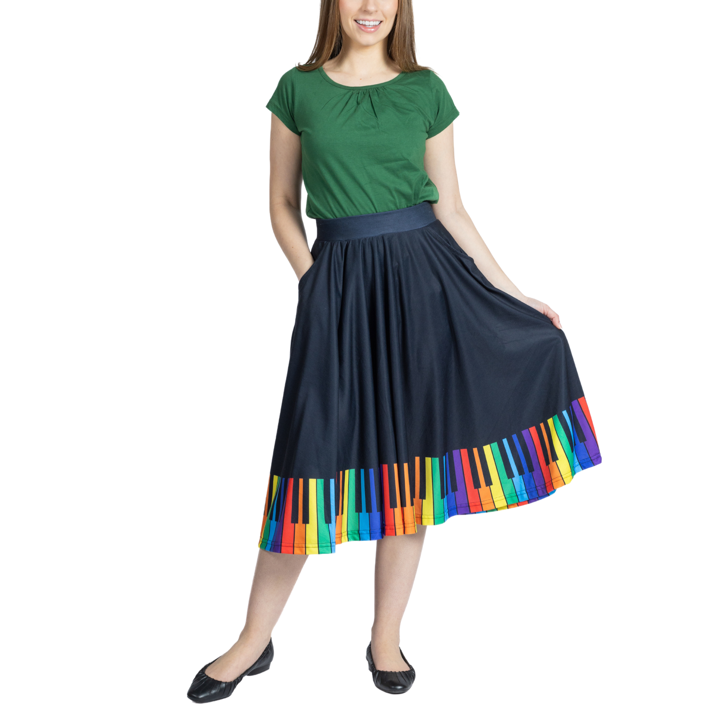 Chromatic Scales Twirl Skirt