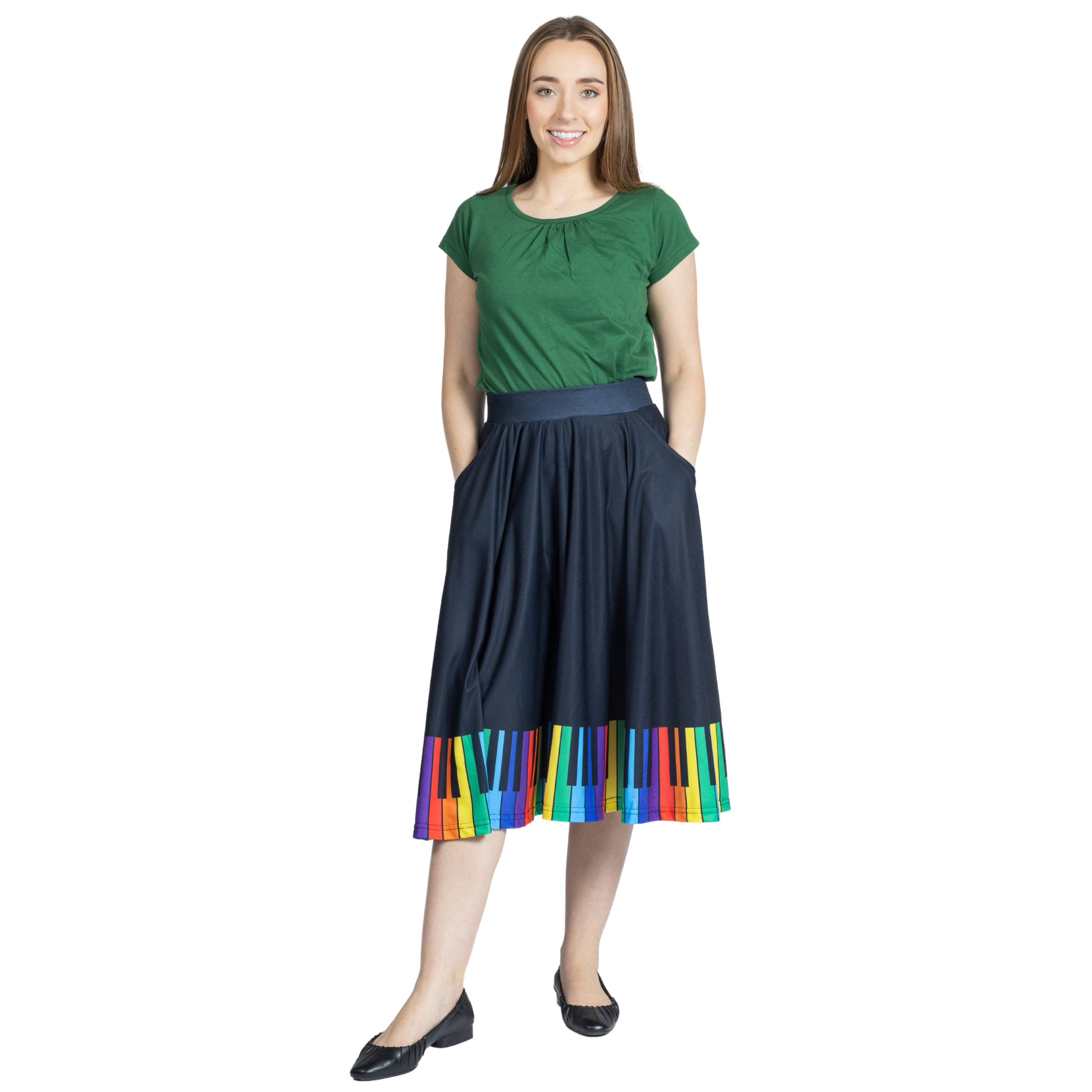 Chromatic Scales Twirl Skirt