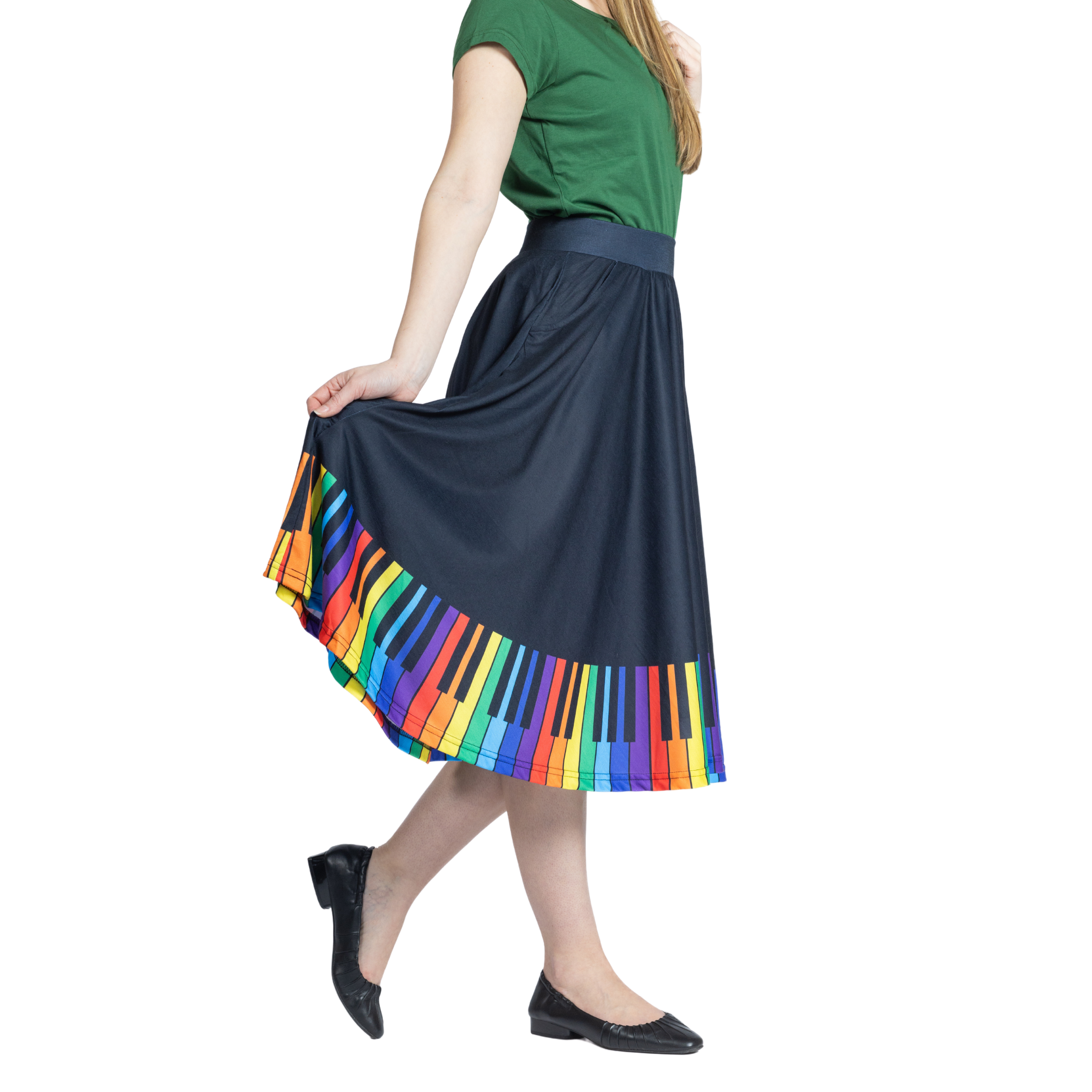 Chromatic Scales Twirl Skirt