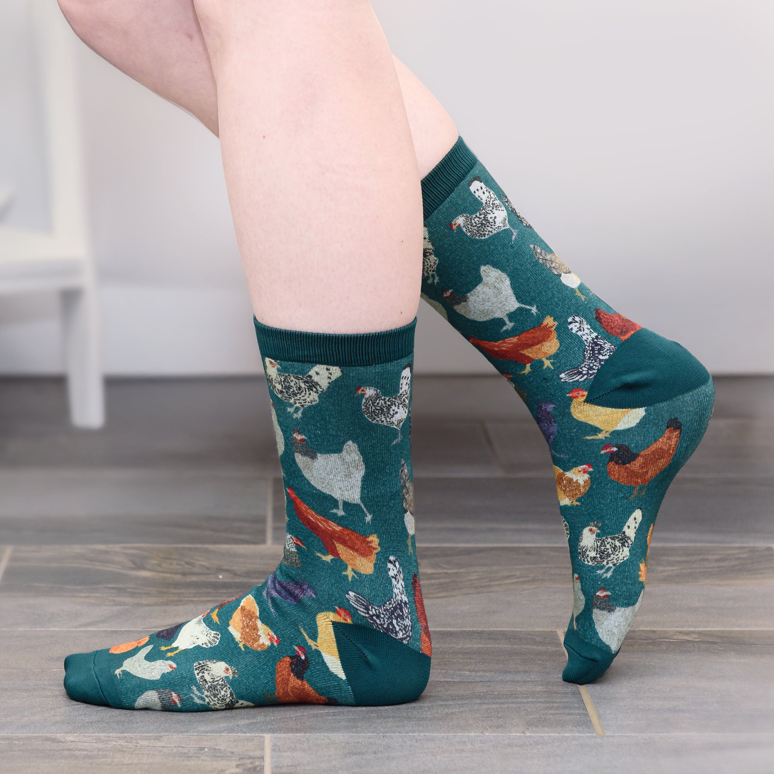 Cluck Couture Crew Socks