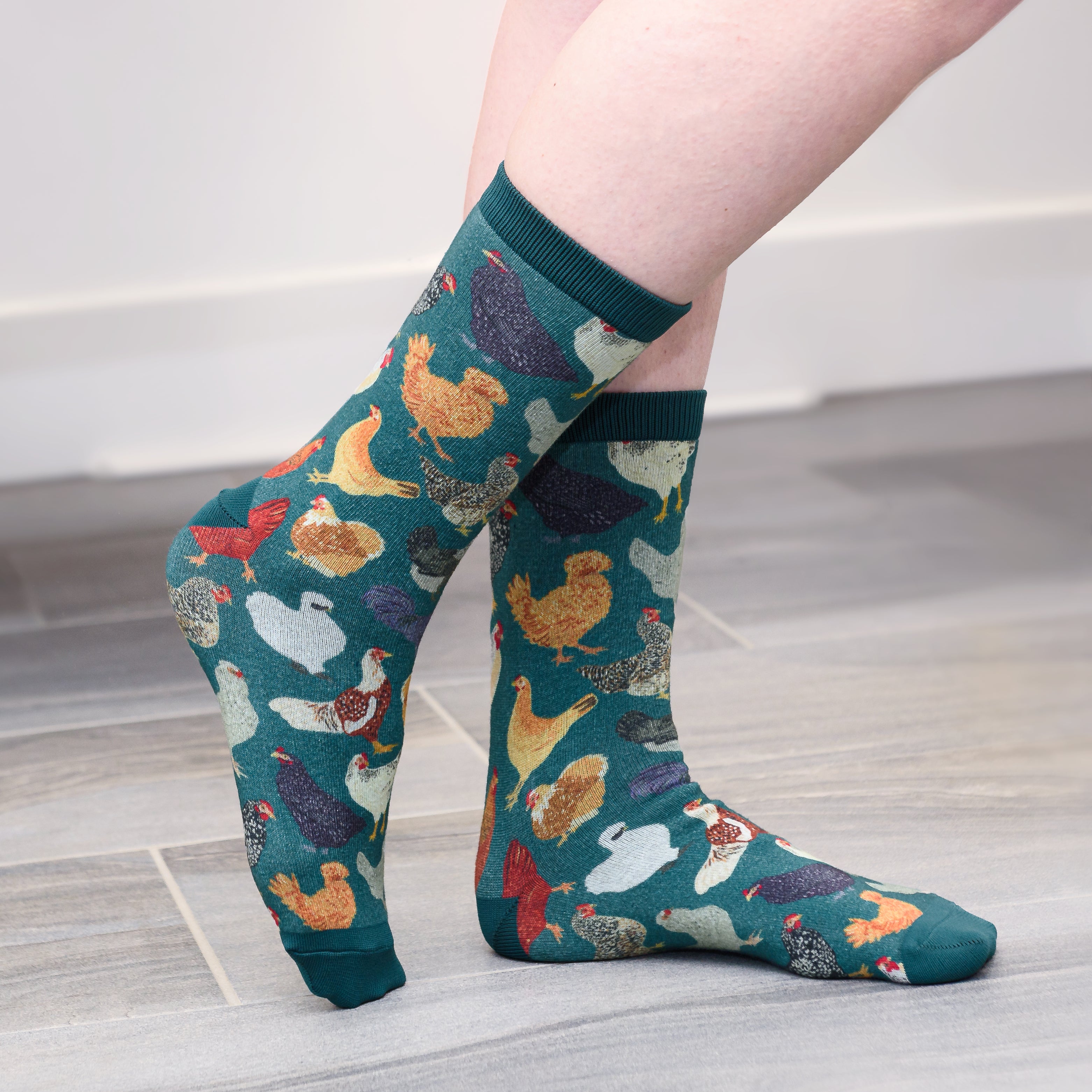 Cluck Couture Crew Socks