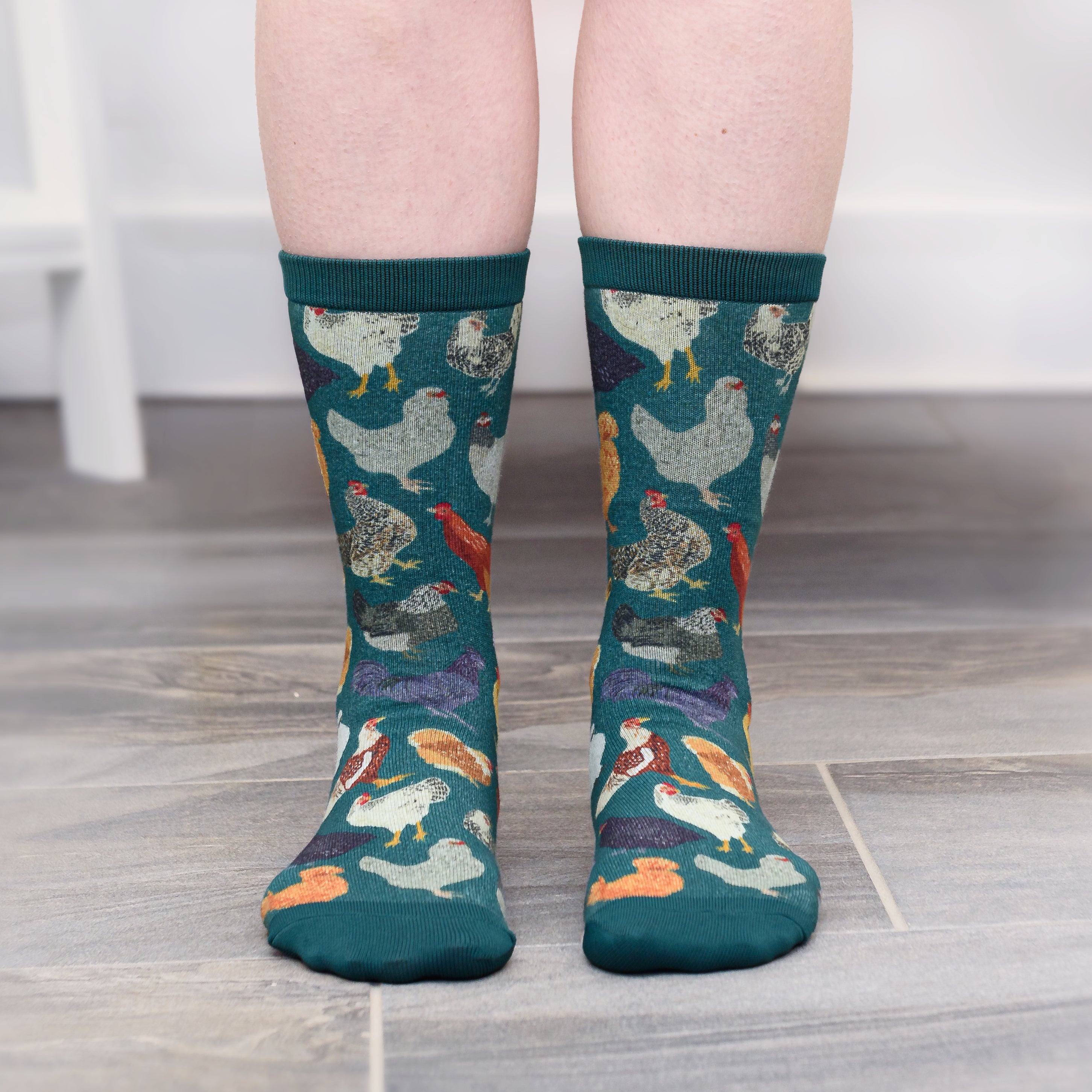 Cluck Couture Crew Socks