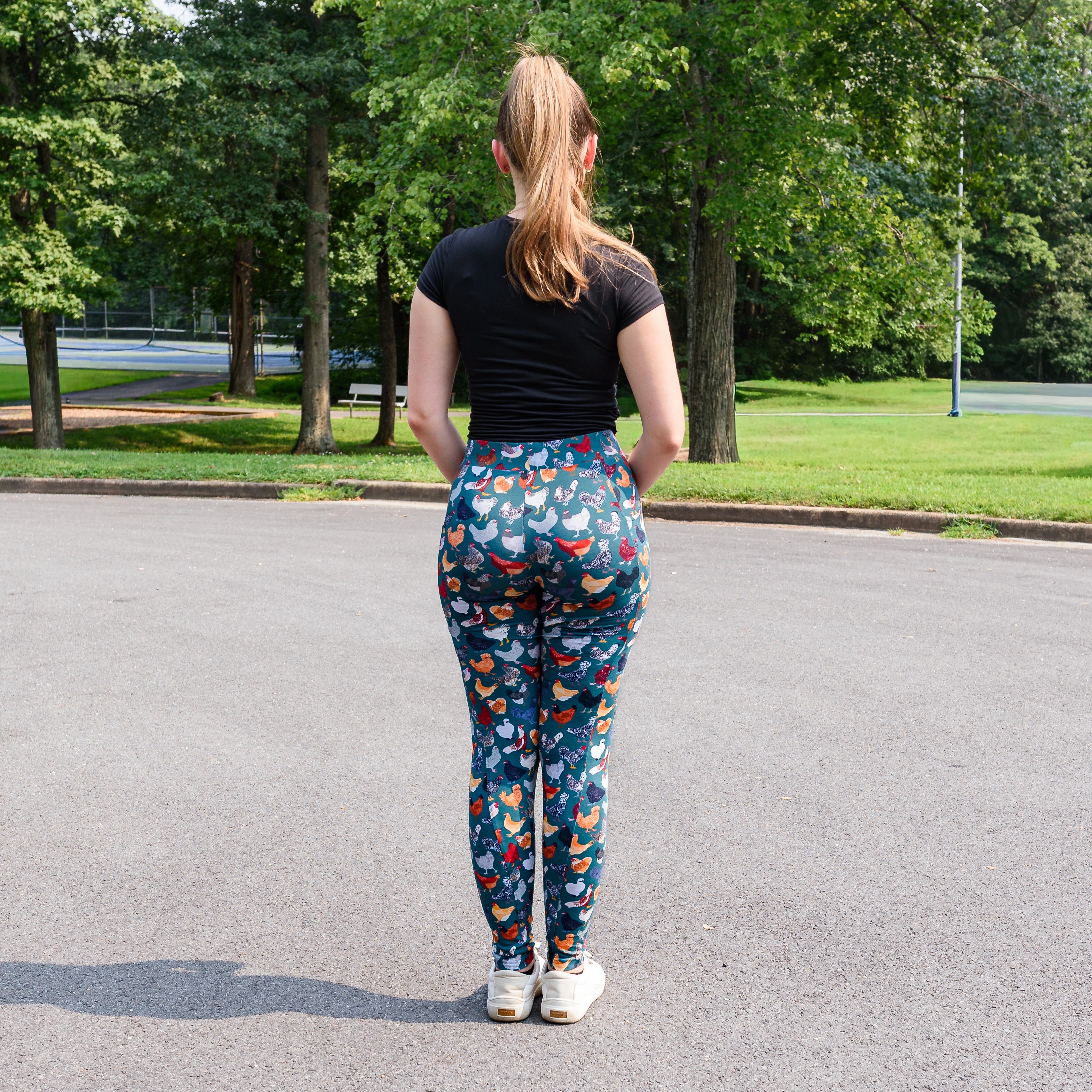 Cluck Couture Adults Leggings with Pockets