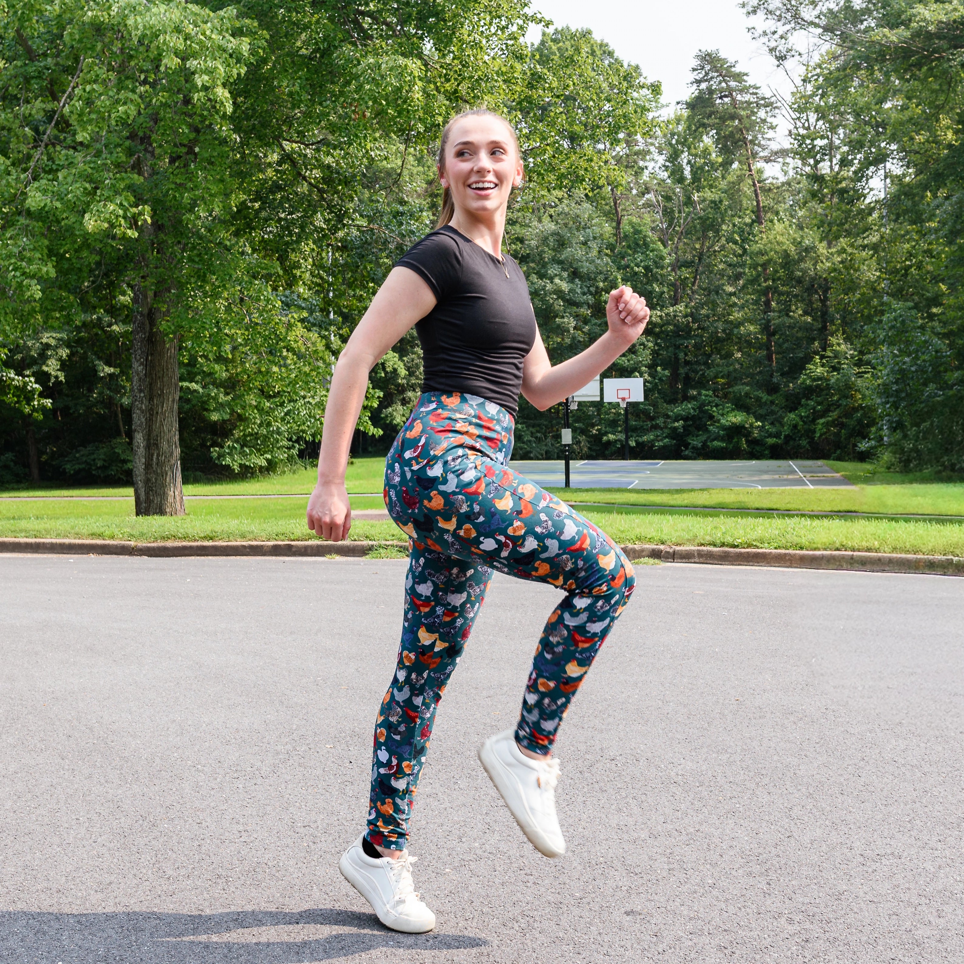 Cluck Couture Adults Leggings with Pockets