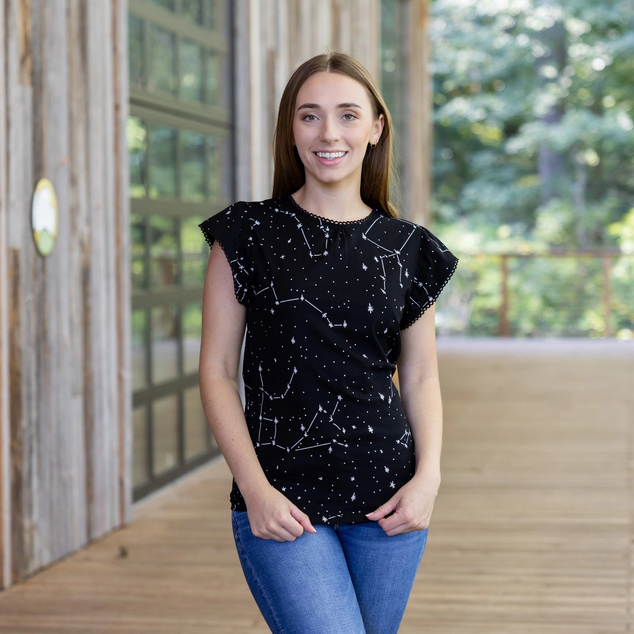 Constellations Glow-in-the-Dark Top