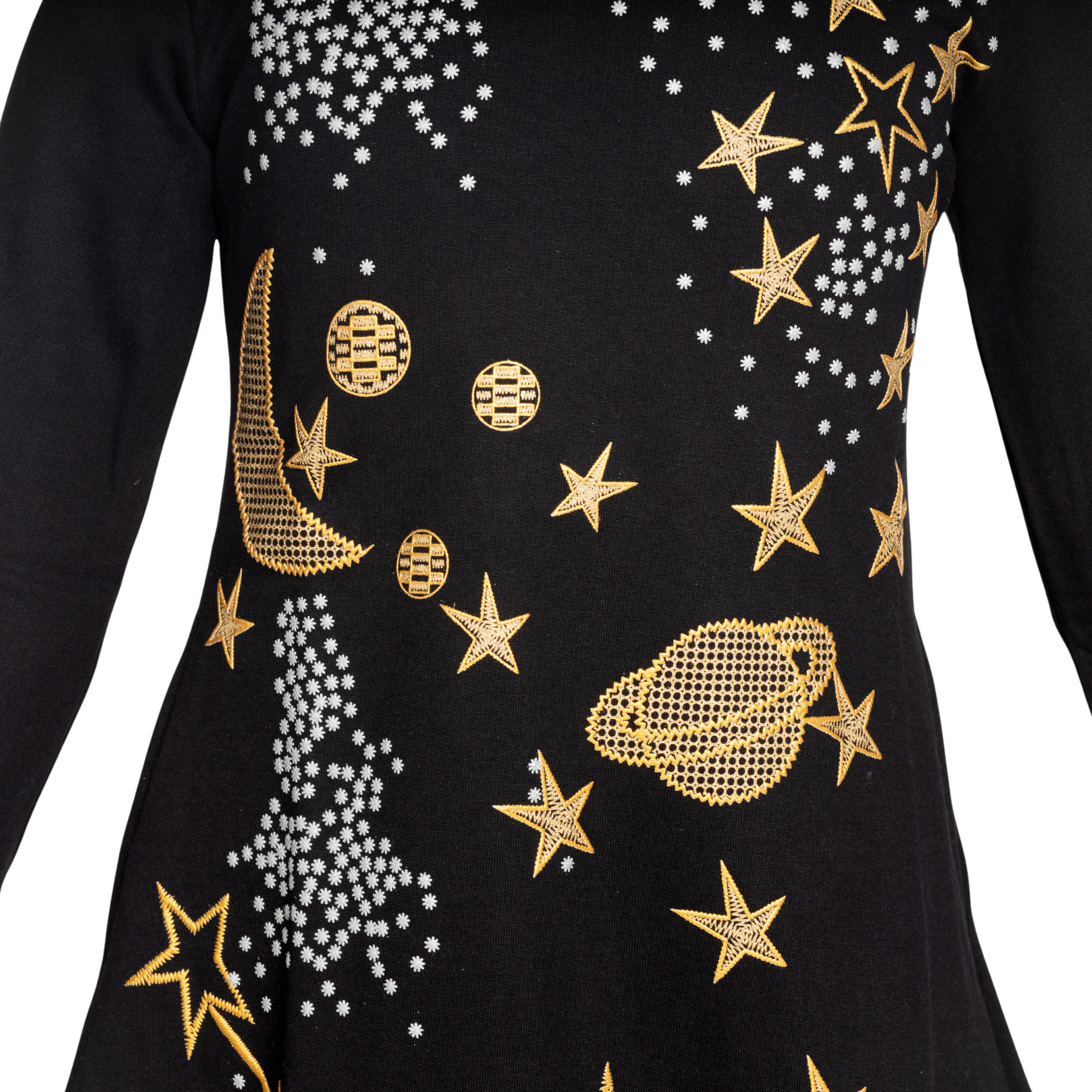 Space Kids A-Line Fleece Dress