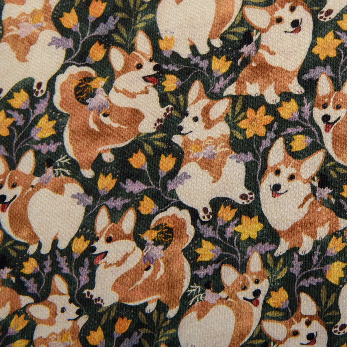 Corgi Steed Kids Dress with Pockets