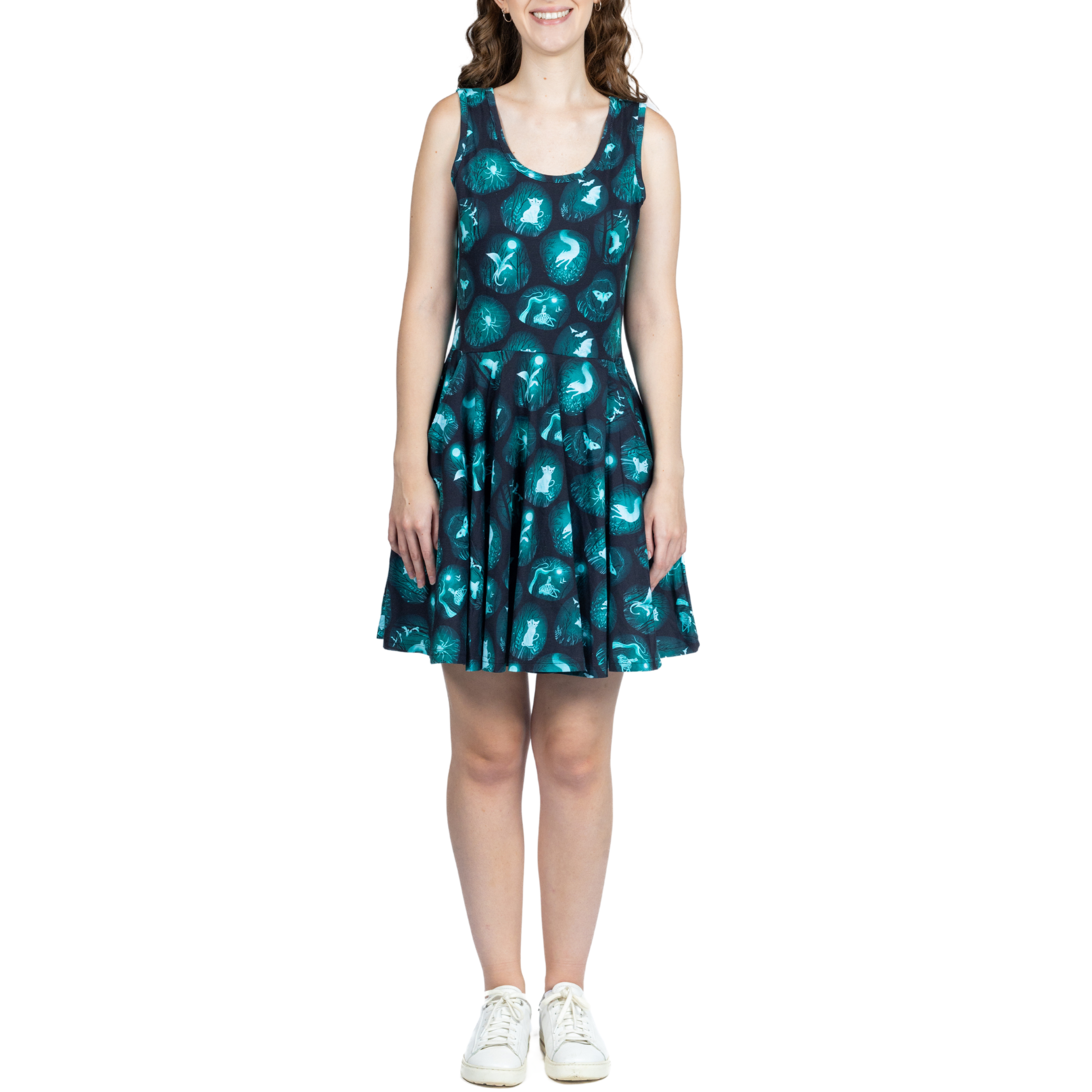 Creatures of the Night Skater Dress