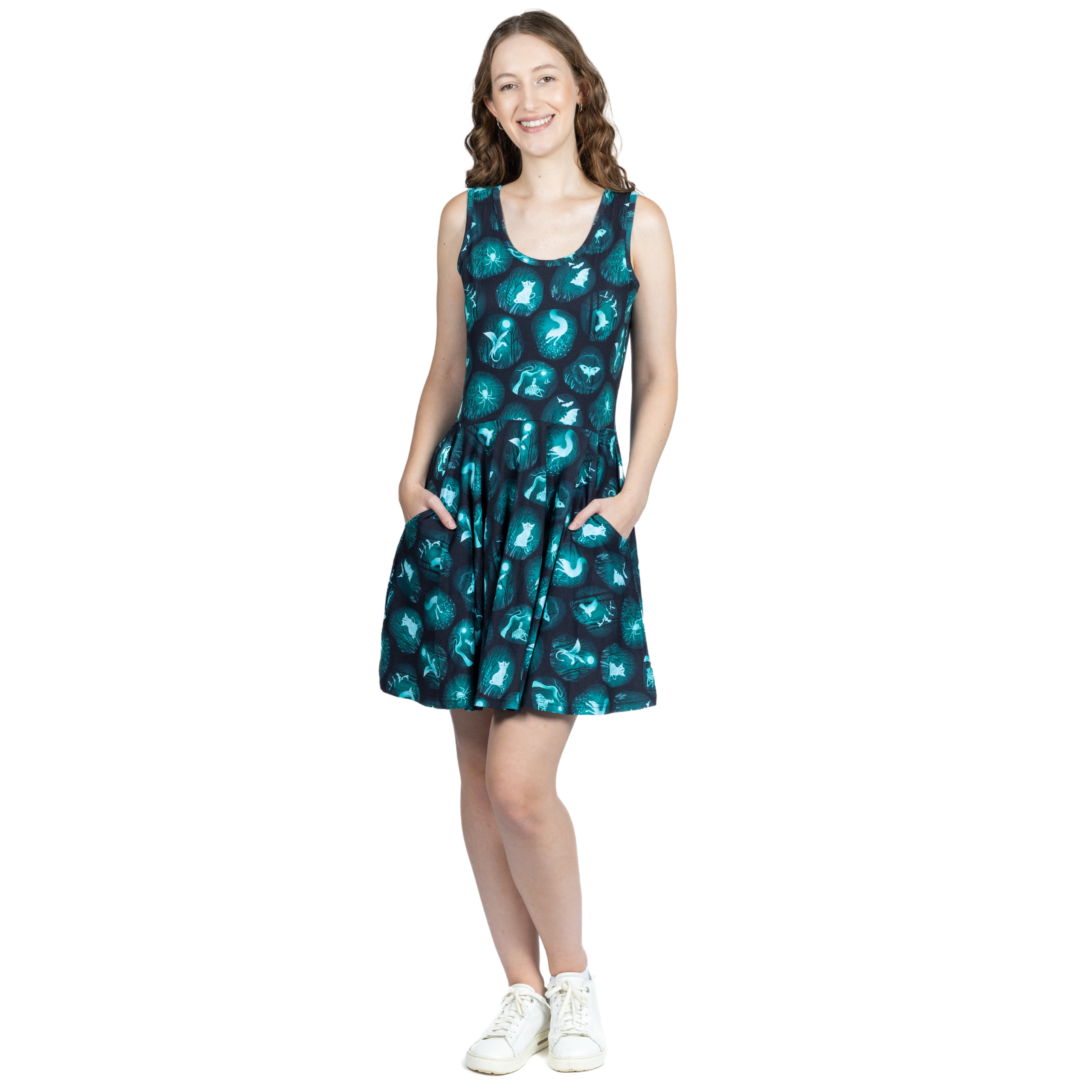 Creatures of the Night Skater Dress