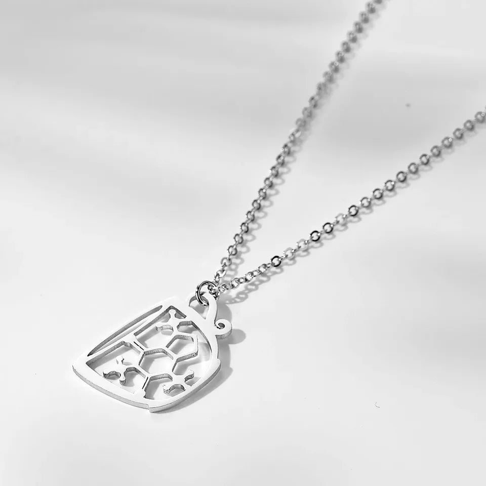 Cup of Caffeine Stainless Steel Necklace