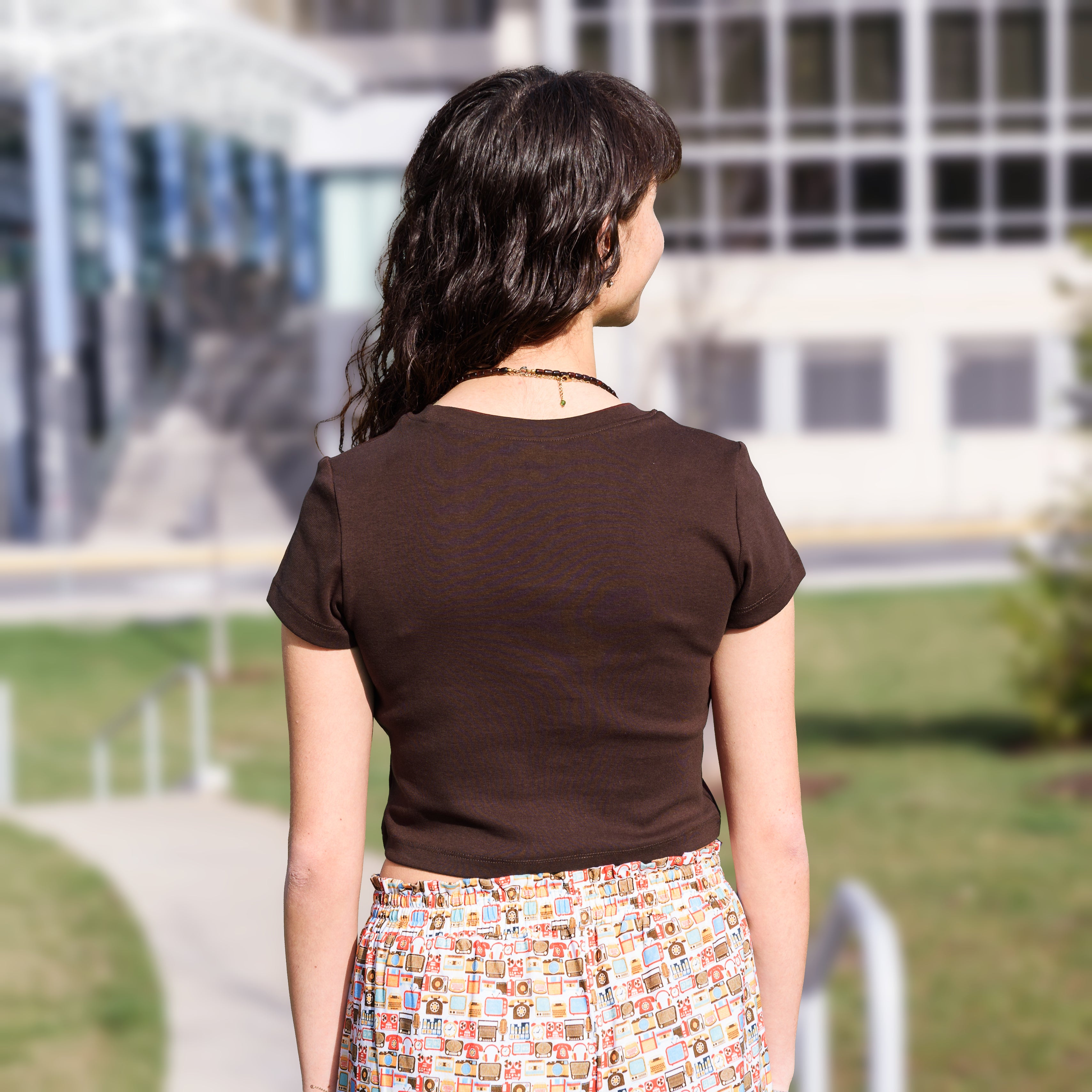 Brown Crop Top (Teen)