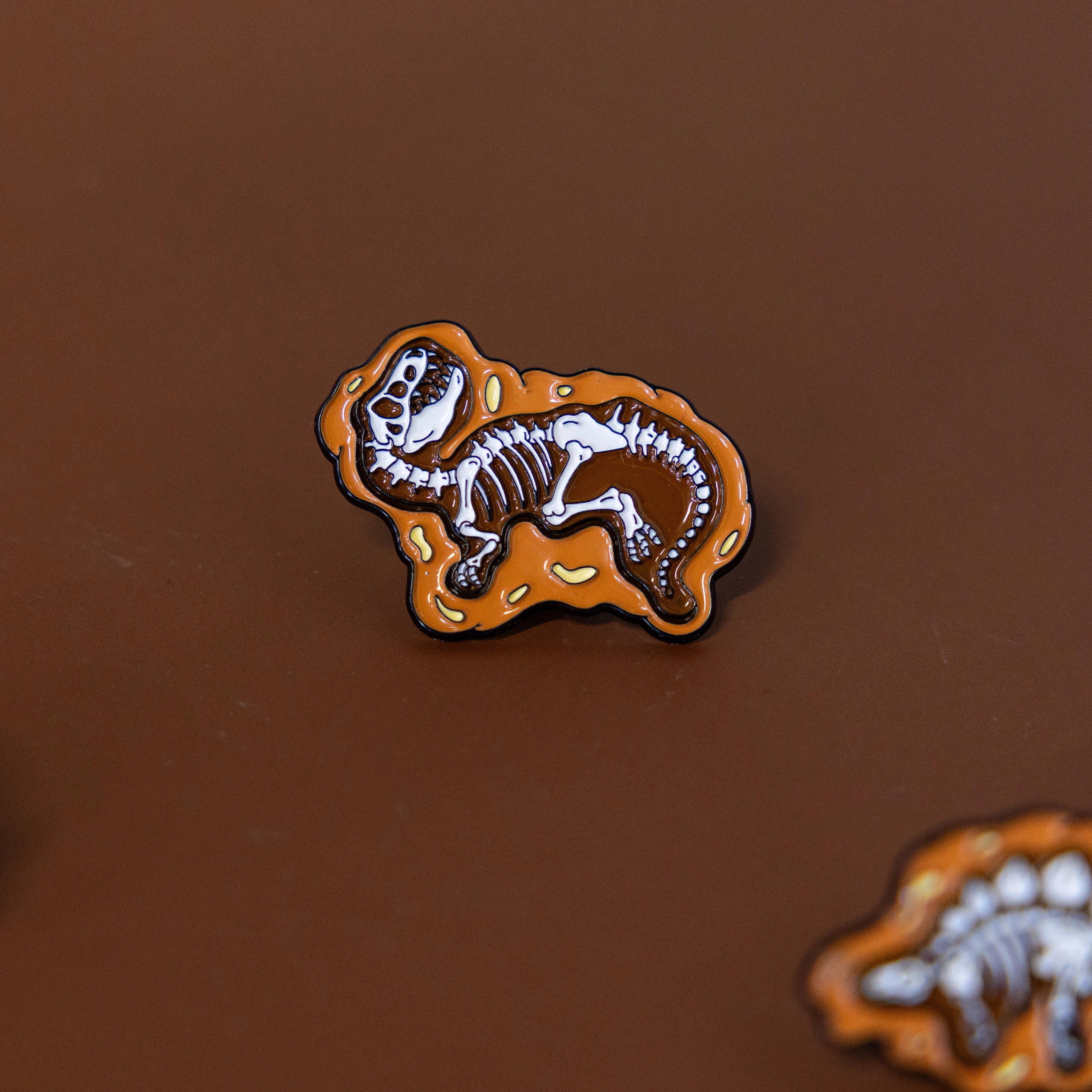 Dinosaur Fossils Enamel Pins Set