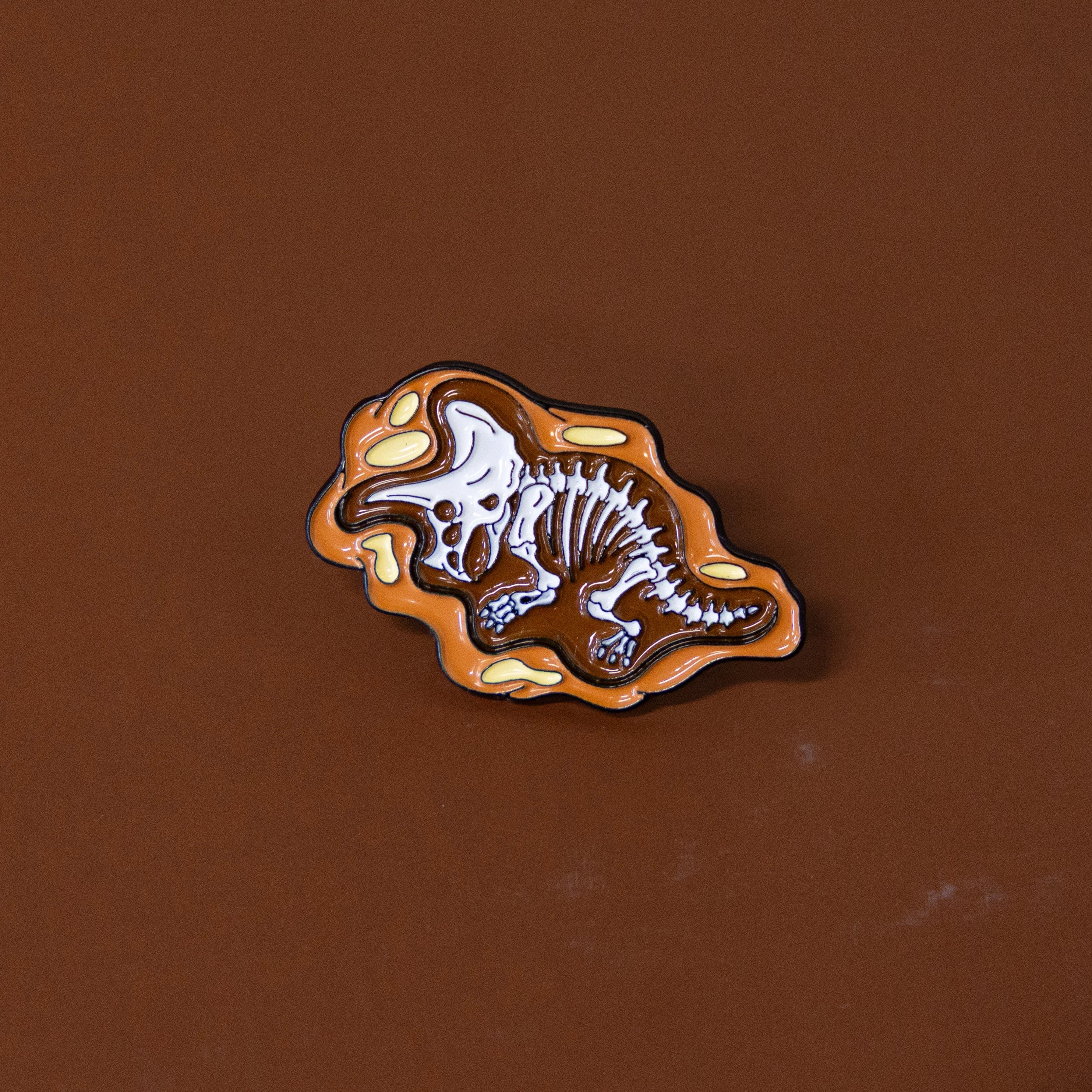 Dinosaur Fossils Enamel Pins Set
