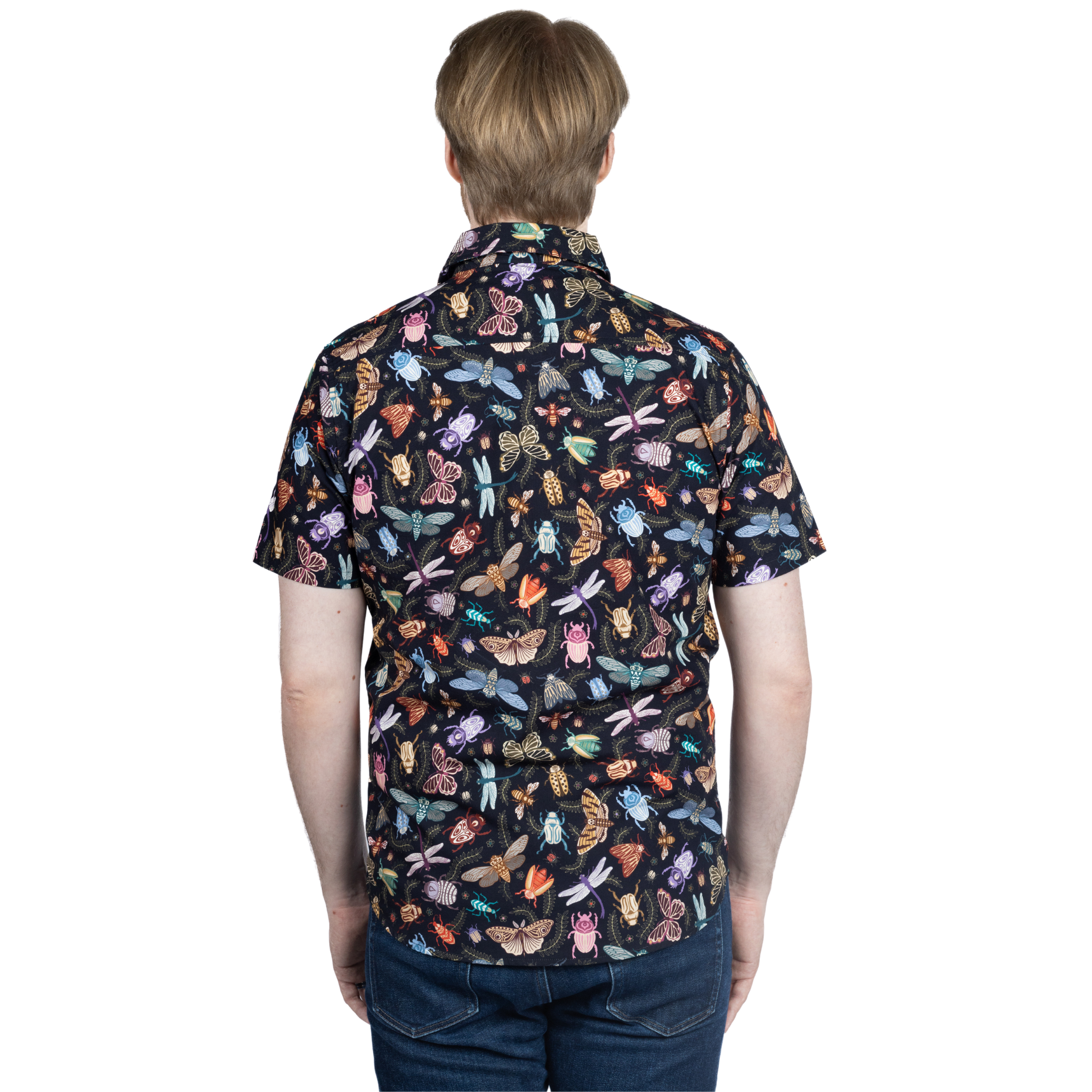 Doodle Bugs Short Sleeve Button-Up Shirt