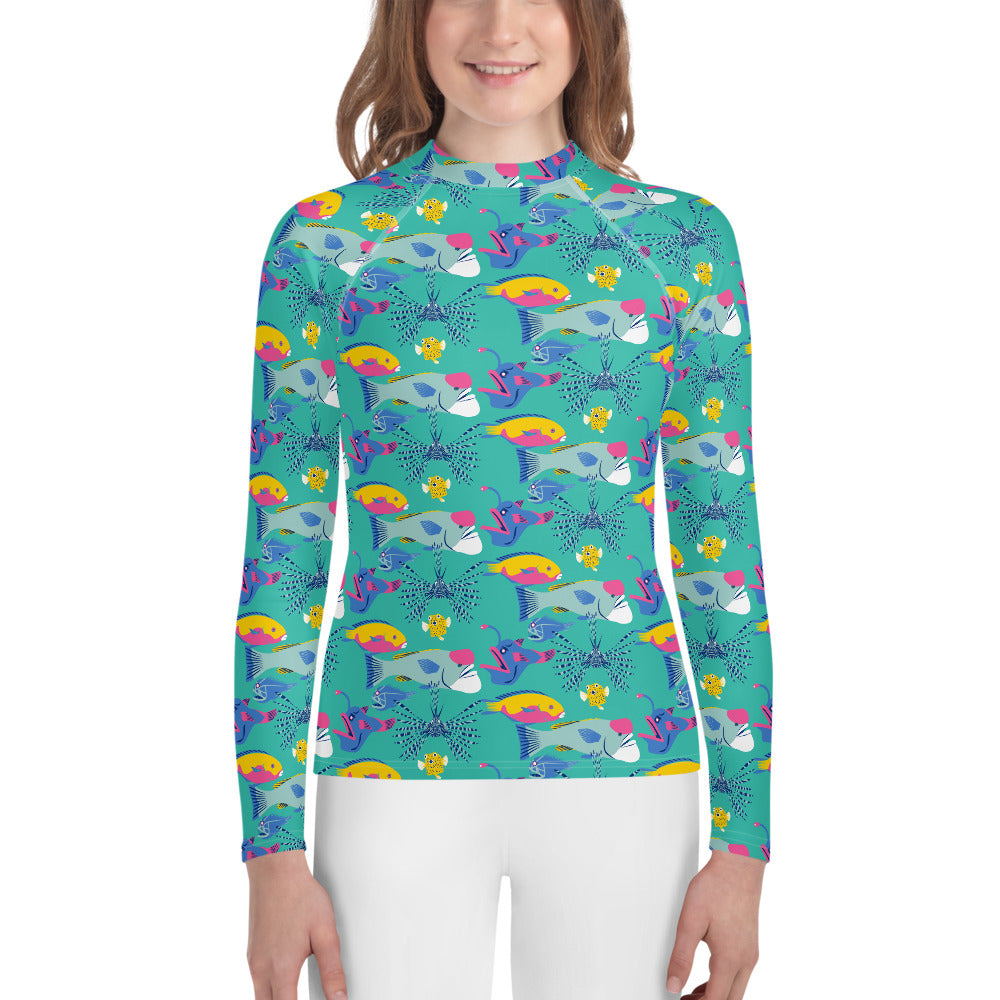 Fintastic Friends Youth Rash Guard (POD)