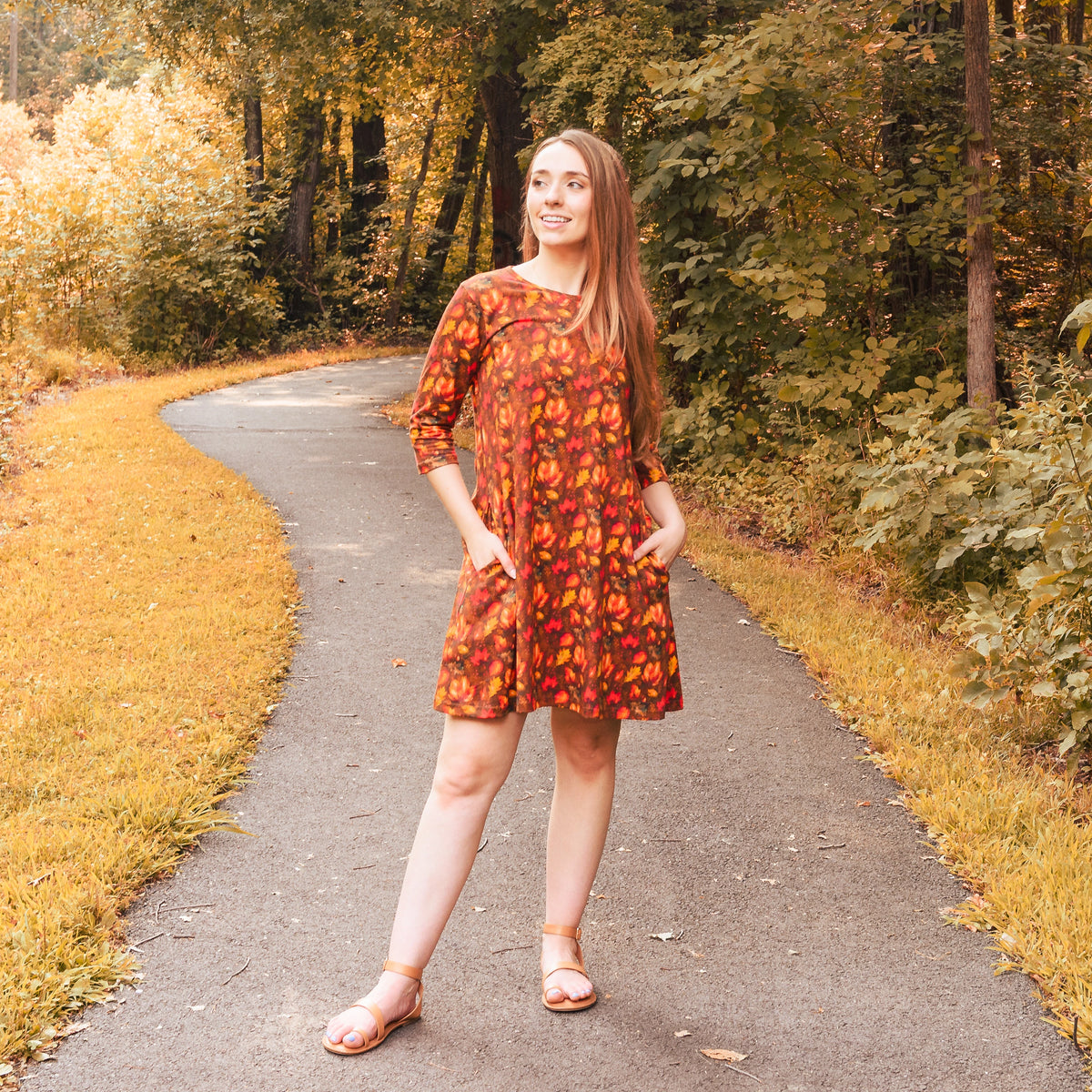 Falling For You Long Tunic with Pockets