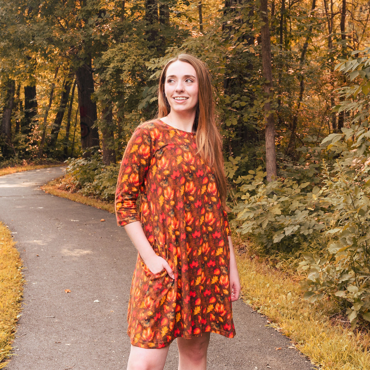Falling For You Long Tunic with Pockets