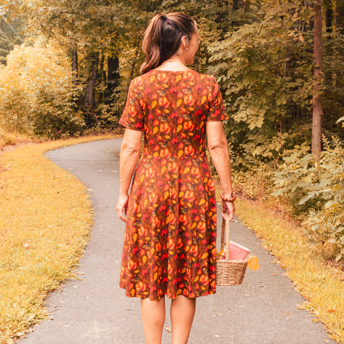 Falling For You Twirl Dress with Pockets