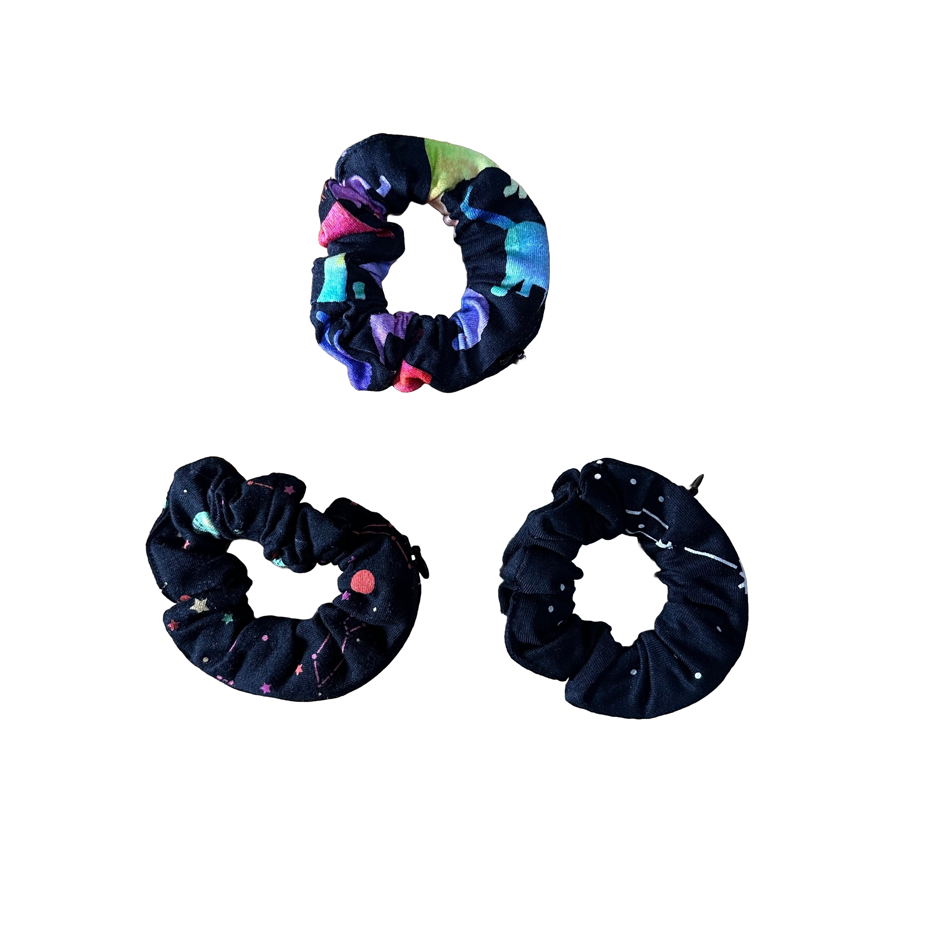 3-Pack Scrunchies with Pocket