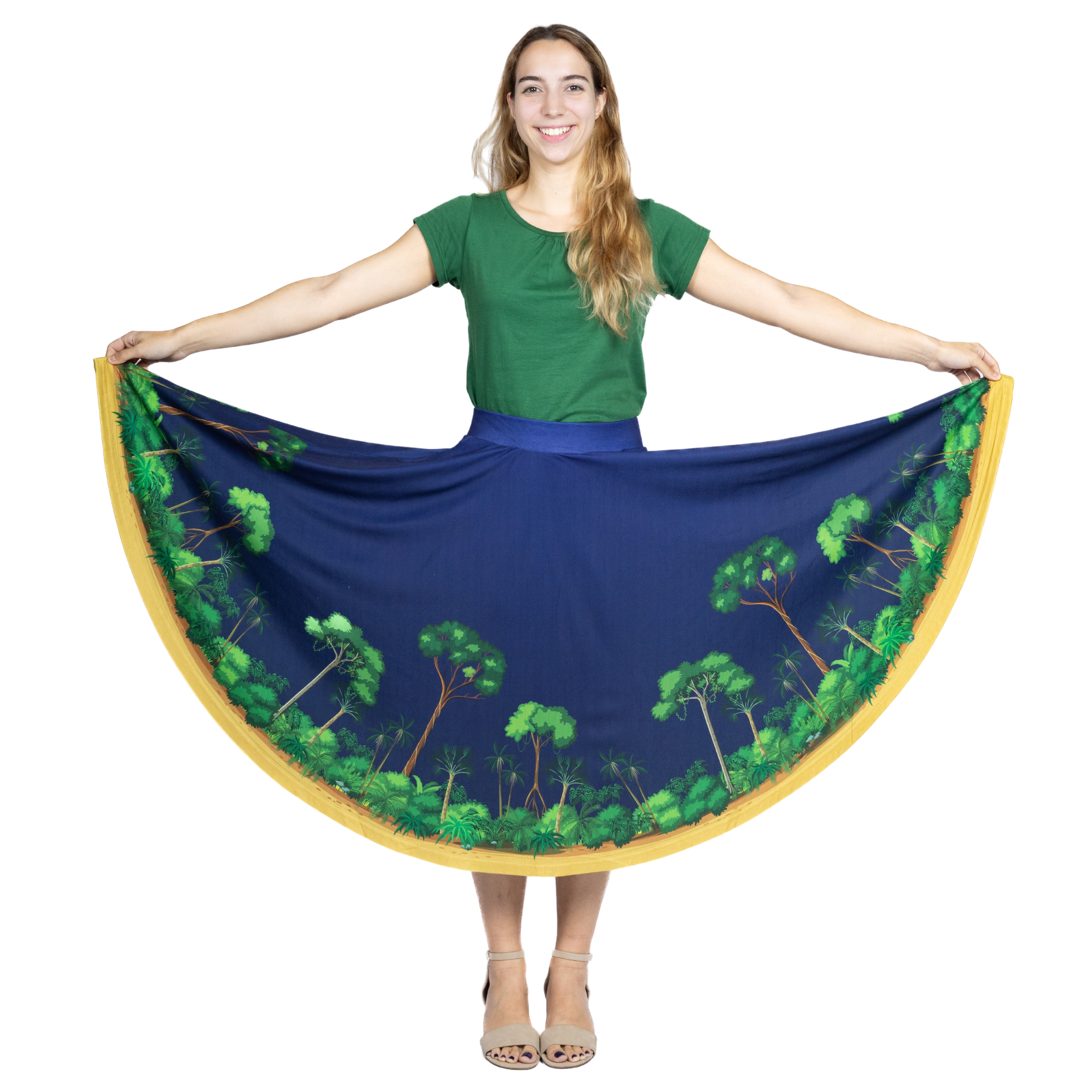 Forest Layers Twirl Skirt