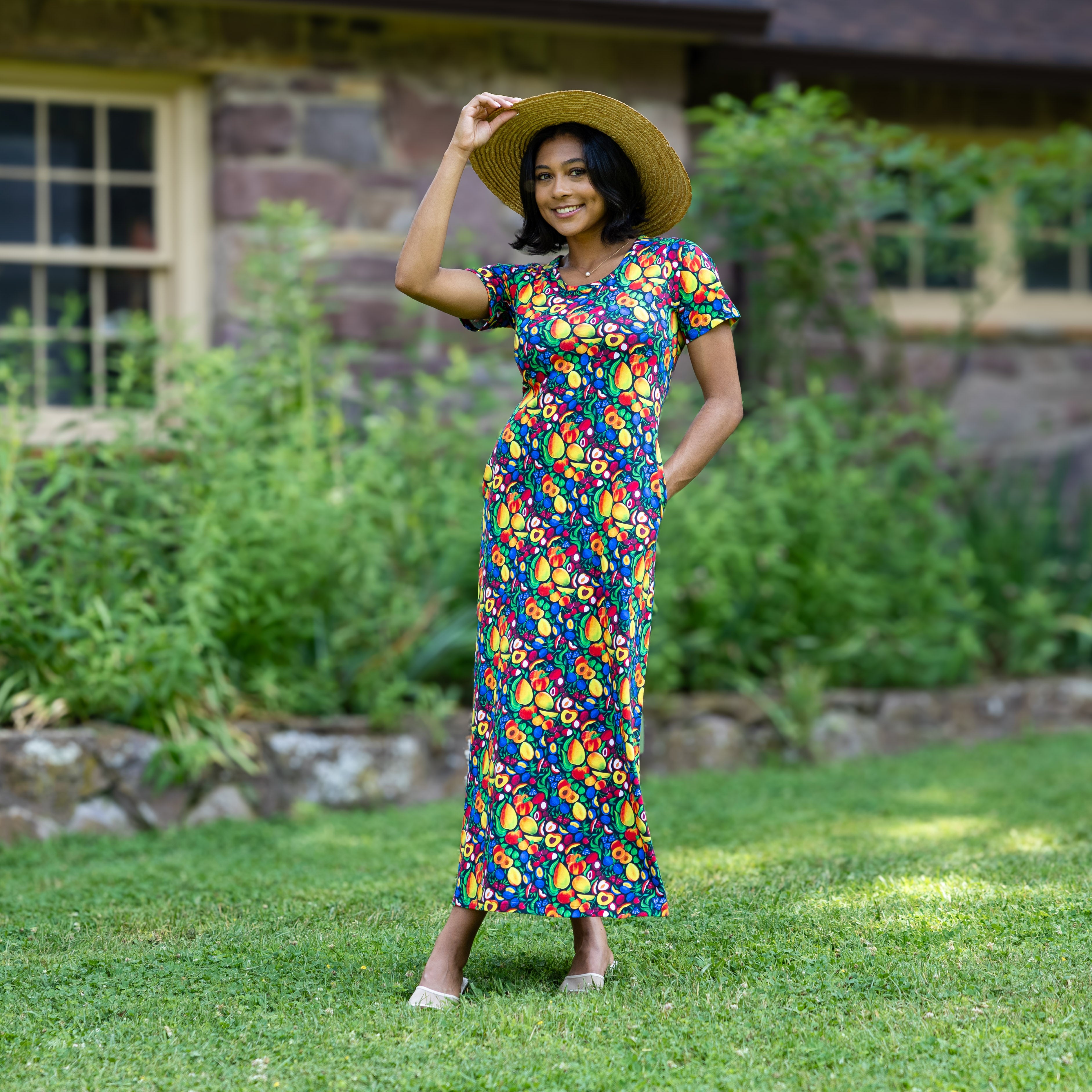 rainbow boho dress Boho Patchwork Girls Maxi Dress: Handmade Rainbow Cotton Sundress