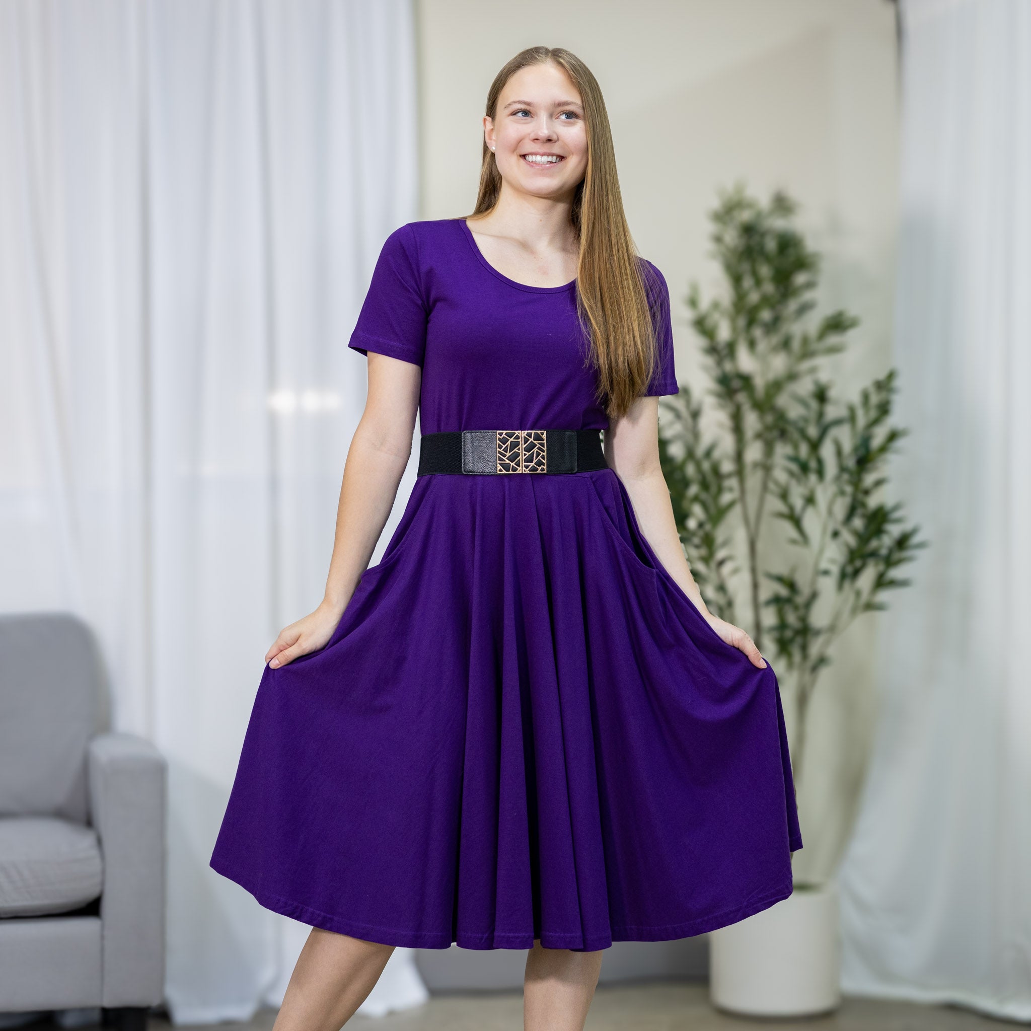 Geometric Elegance Belt