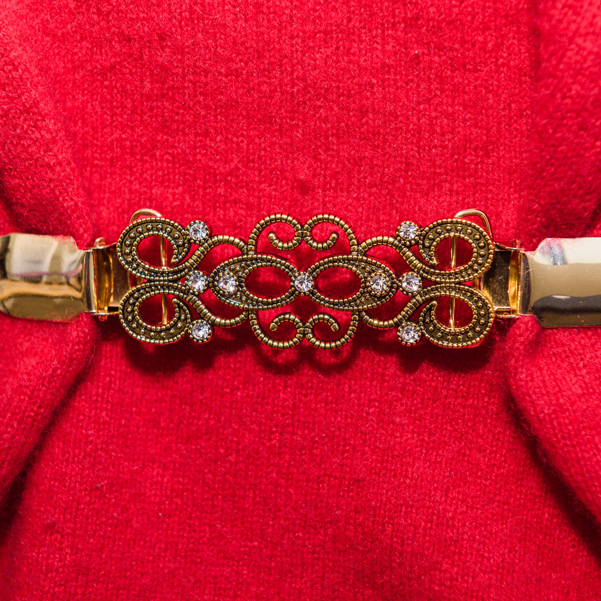 Golden Filigree Cinch Clip